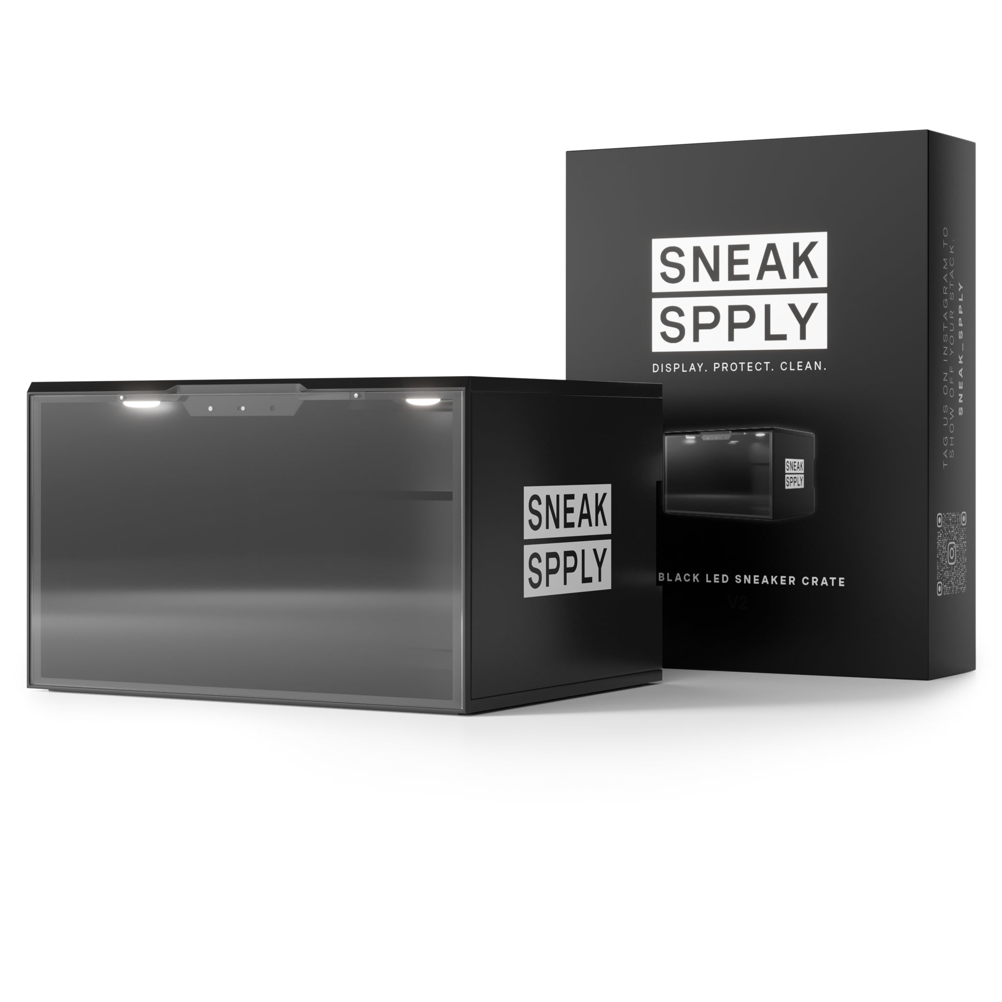 Sneak Spply Stack V2 Led Storage Crate Black - view 4