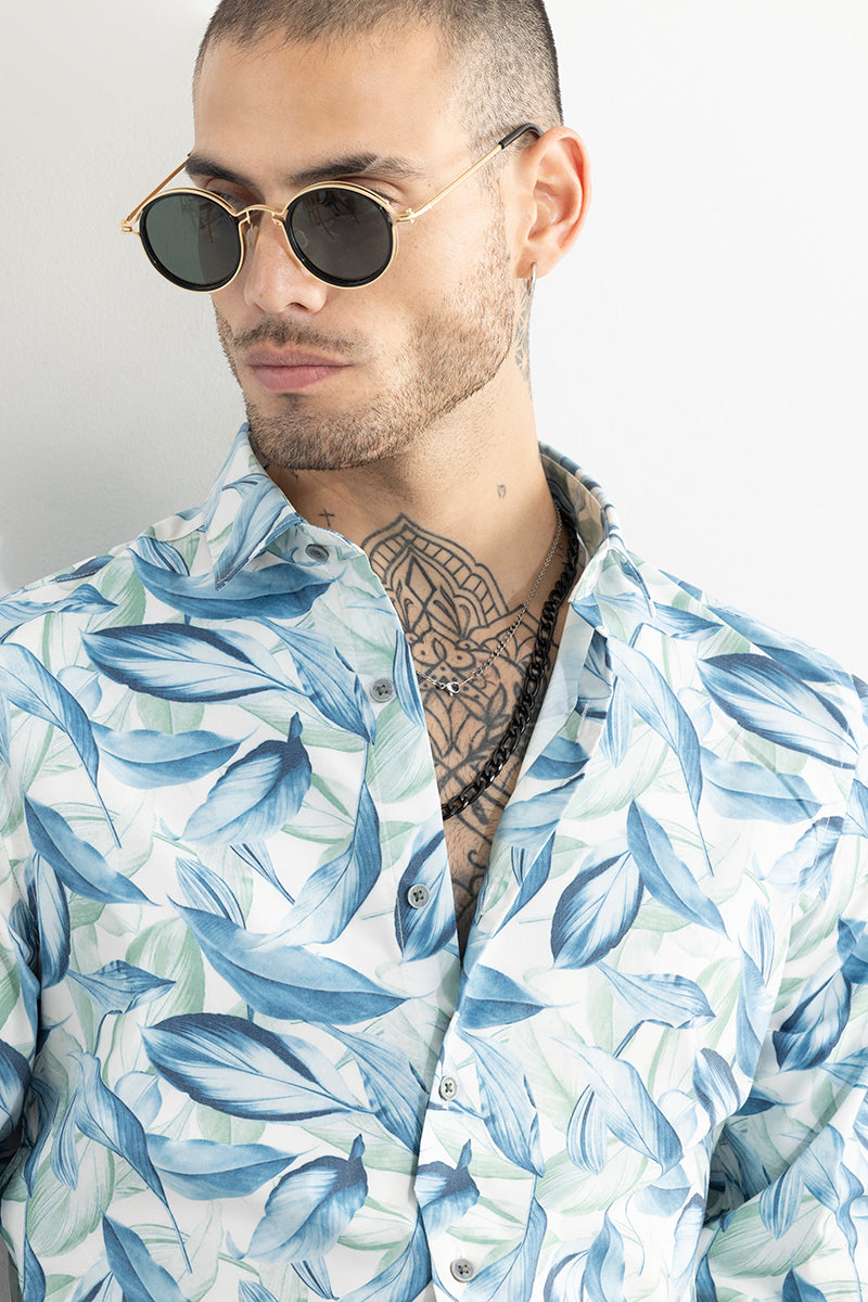 SNITCH Autumn Burst Blue Shirt - view 4