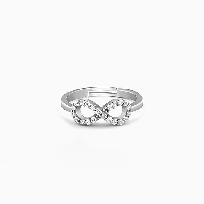GIVA Jewellery Silver Infinite Grace Ring