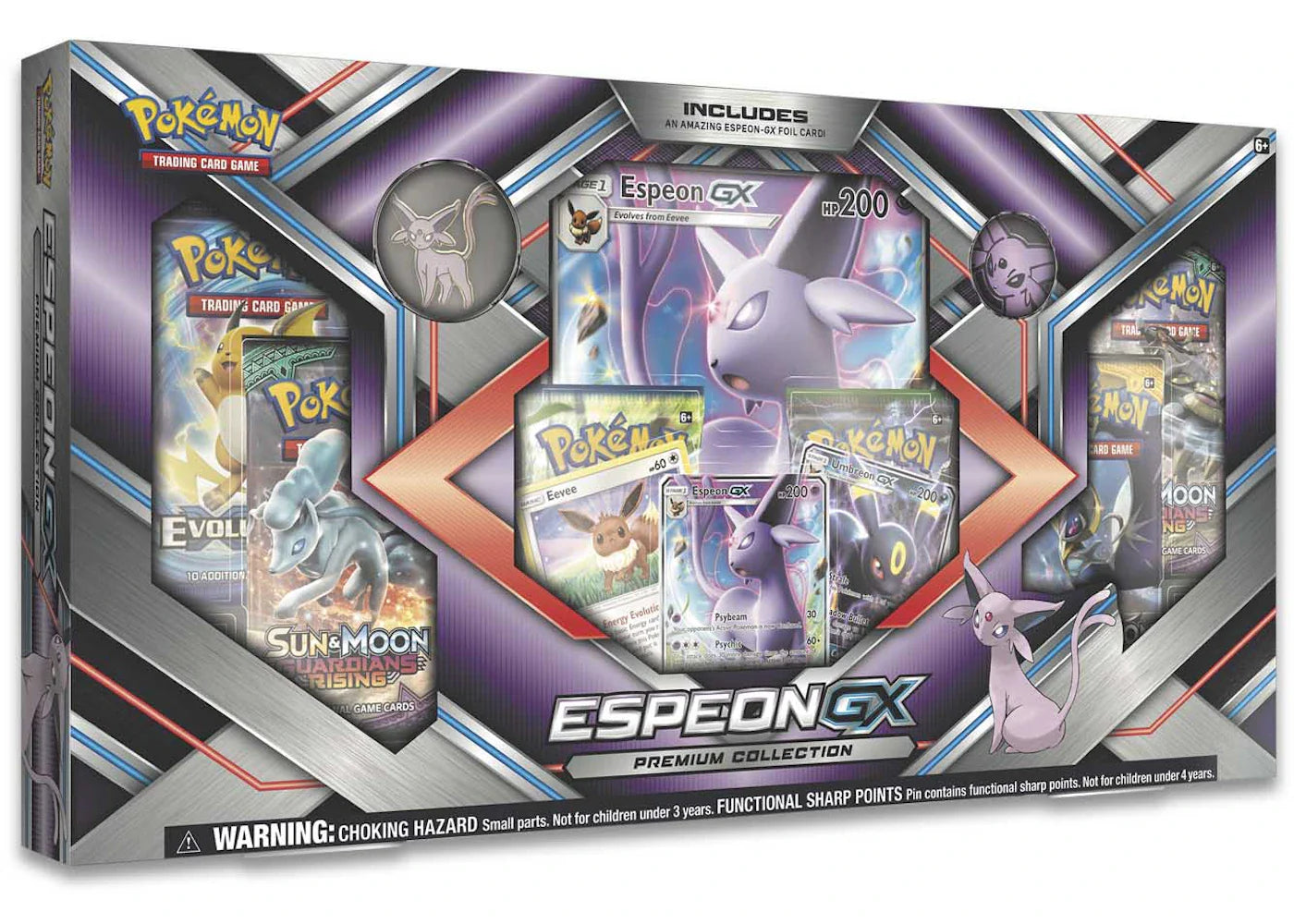 Pokémon 2017 Pokemon TCG Espeon GX Premium Collection