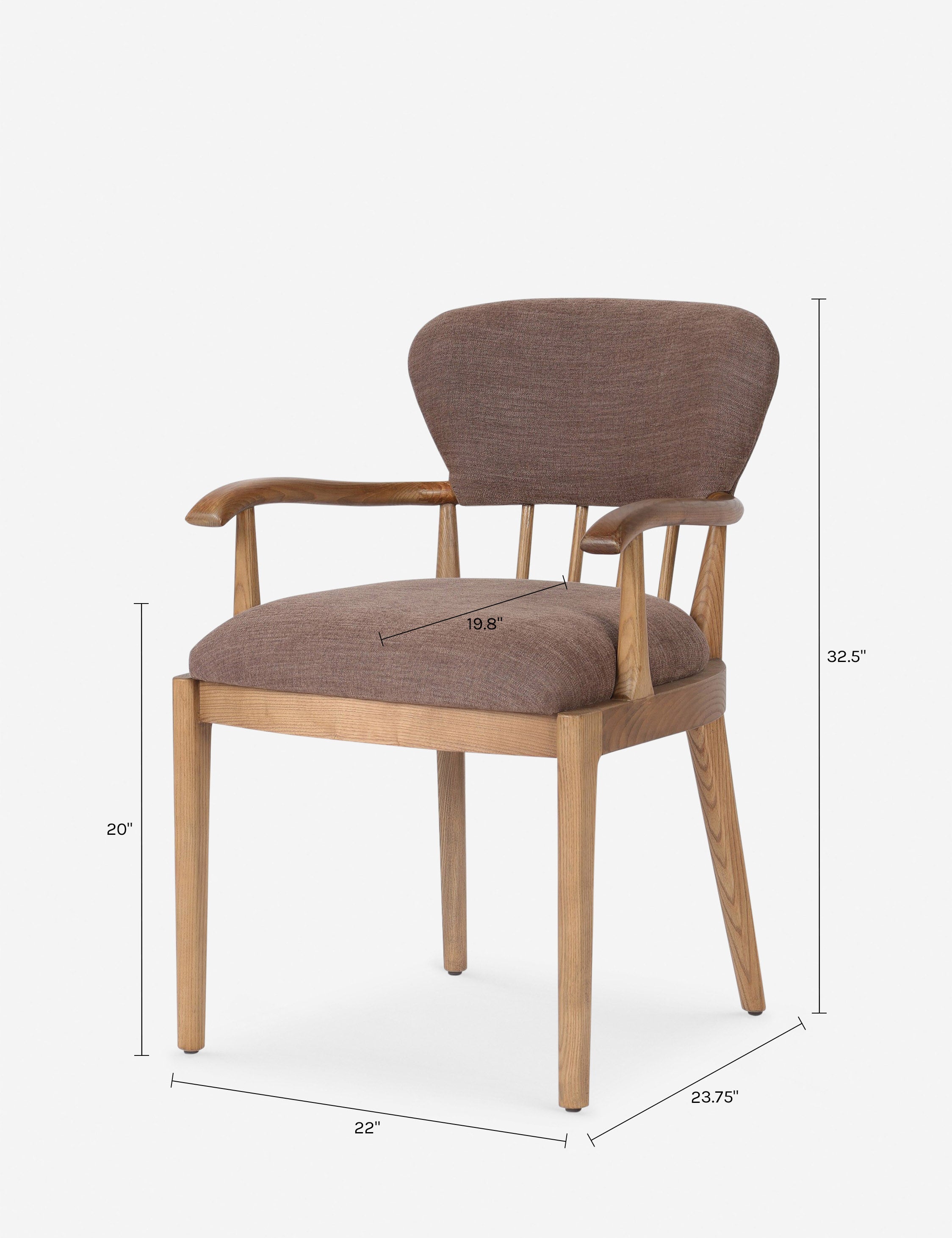 Lulu and Georgia Verdi Dining Chair – Brown - view 13