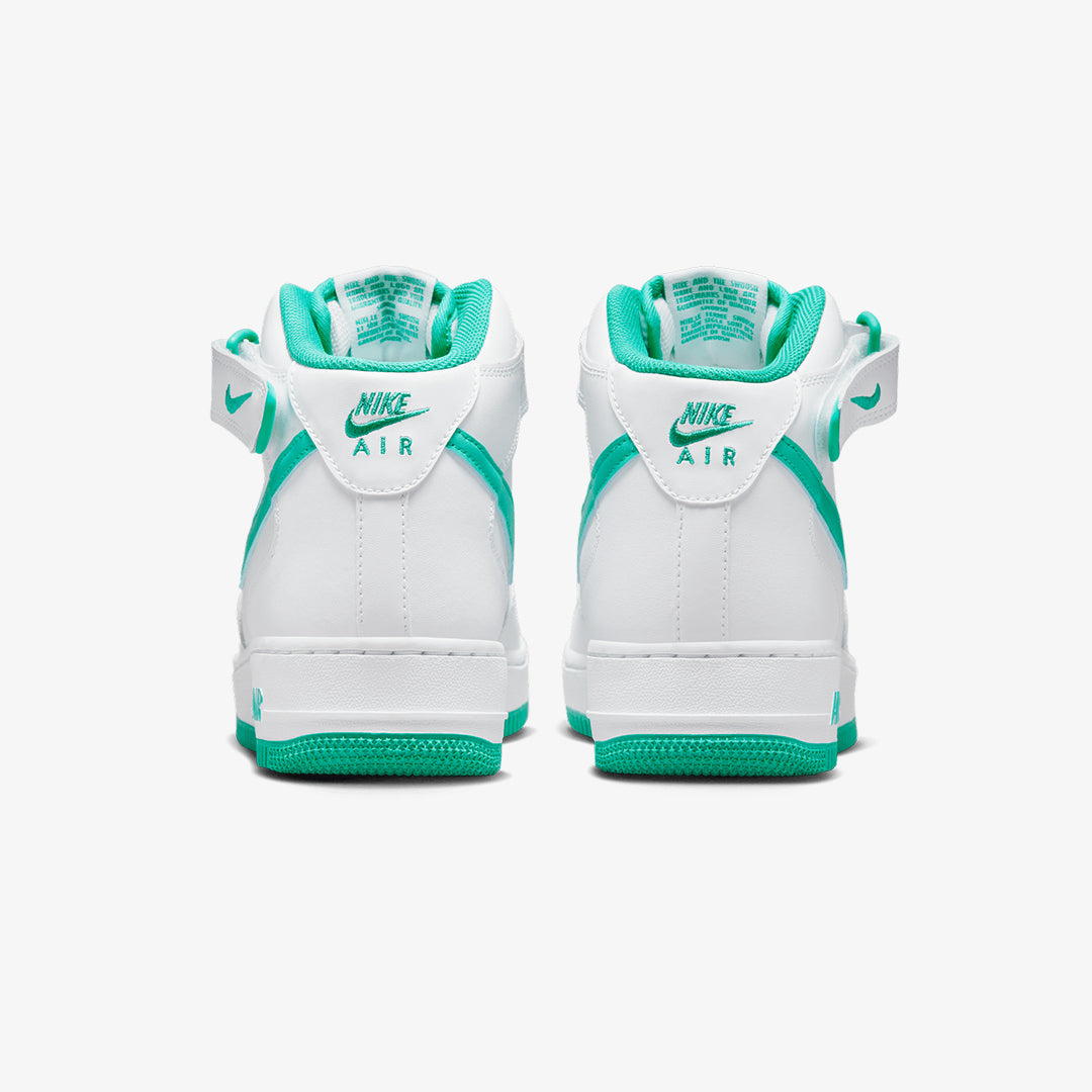 Nike | AIR FORCE 1 MID '07 { WHITE/CLEAR JADE - view 2