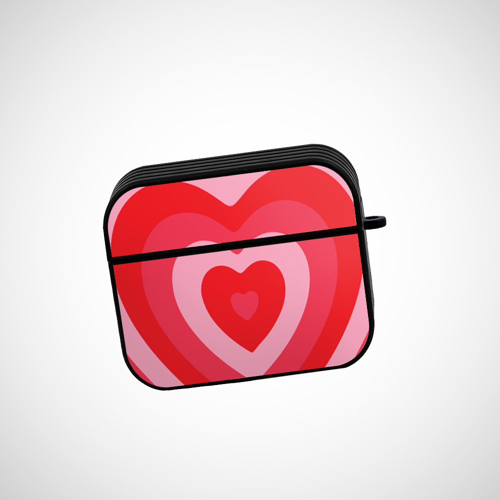 Cover It Up Strawberry Hearts Glass Airpods Pro 2 Case Covers