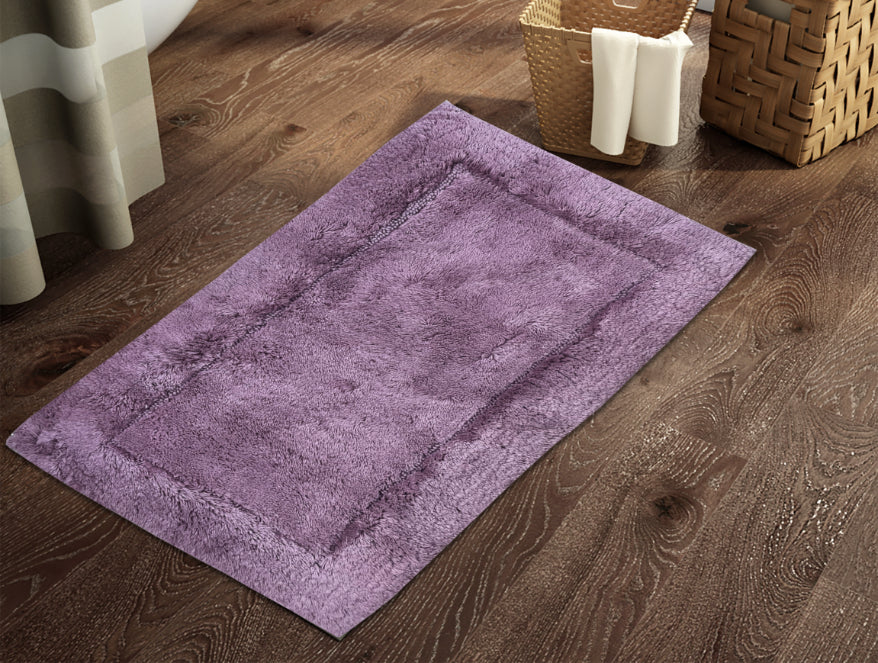 Spaces India Dries You Quicker Lilac Hygro Cotton Large Bath Mat - Hygro By Spaces