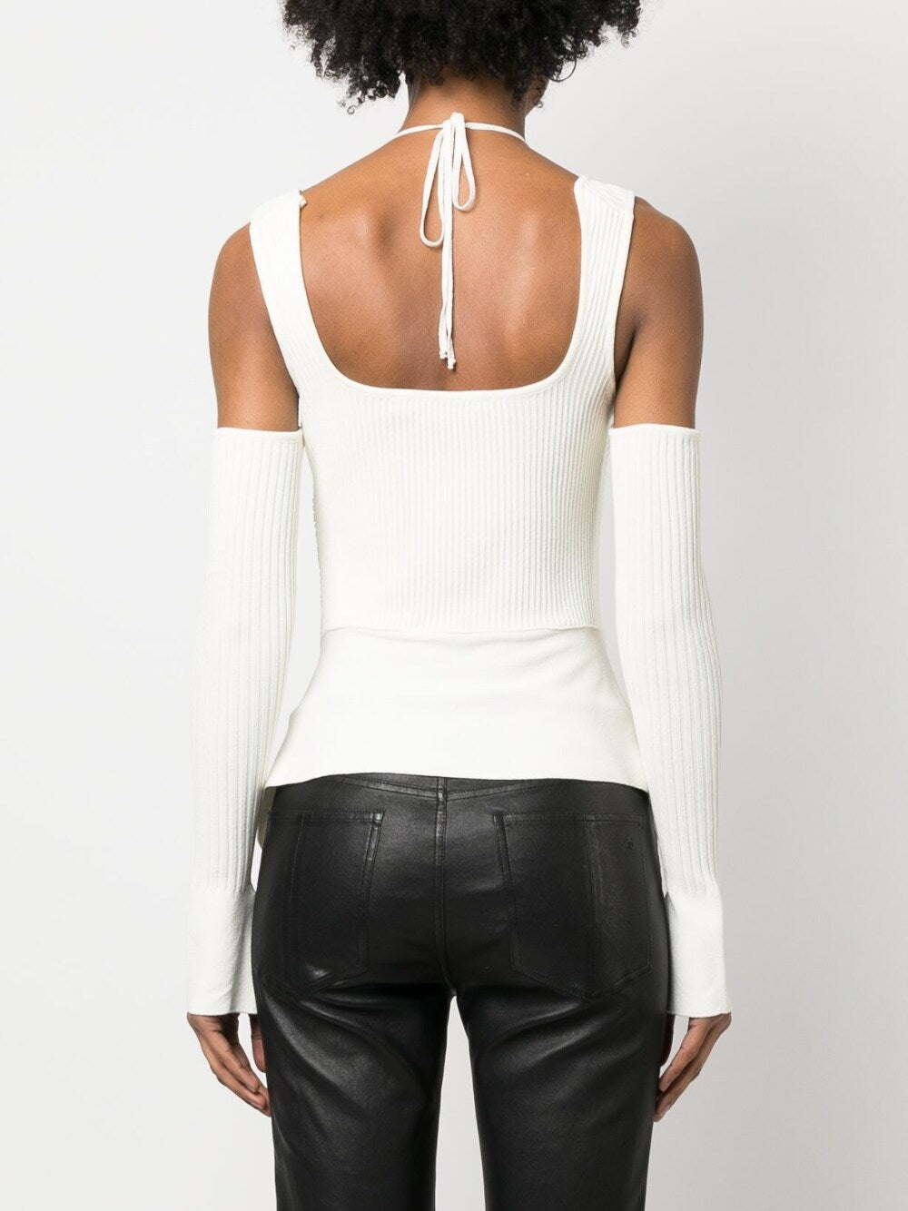 AndreĀdamo AndreÄdamo Knit ribbed top - view 2