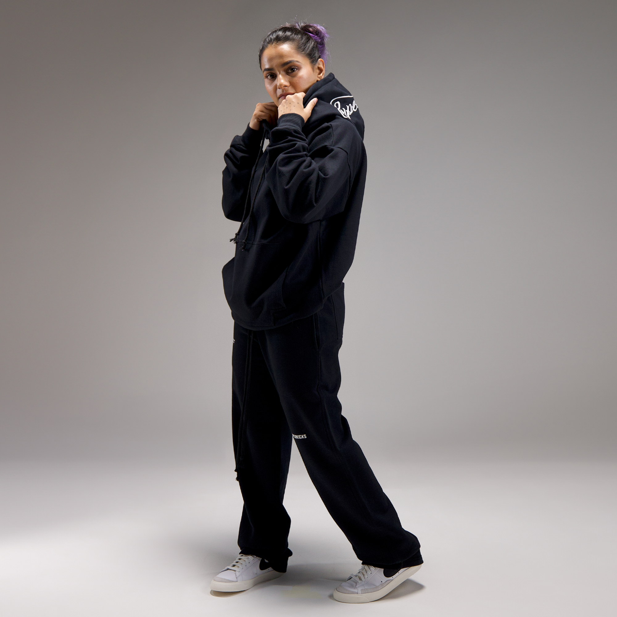 Superkicks | CORE 3.0 UNISEX HOODIE { BLACK - view 3