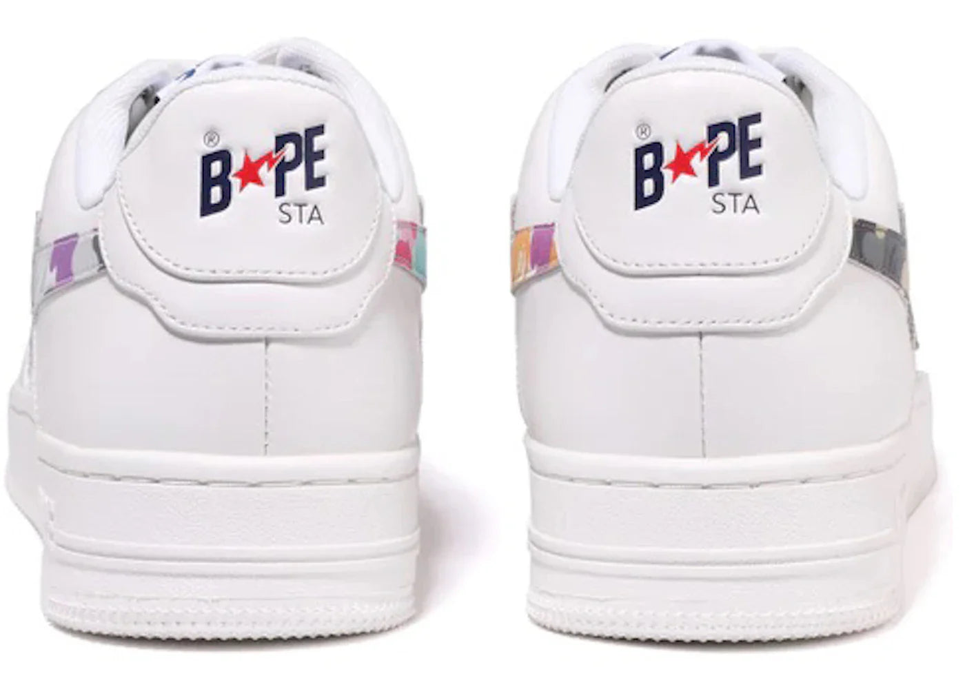 A Bathing Ape Bape Sta White Multi Camo Bape US Exclusive - view 3