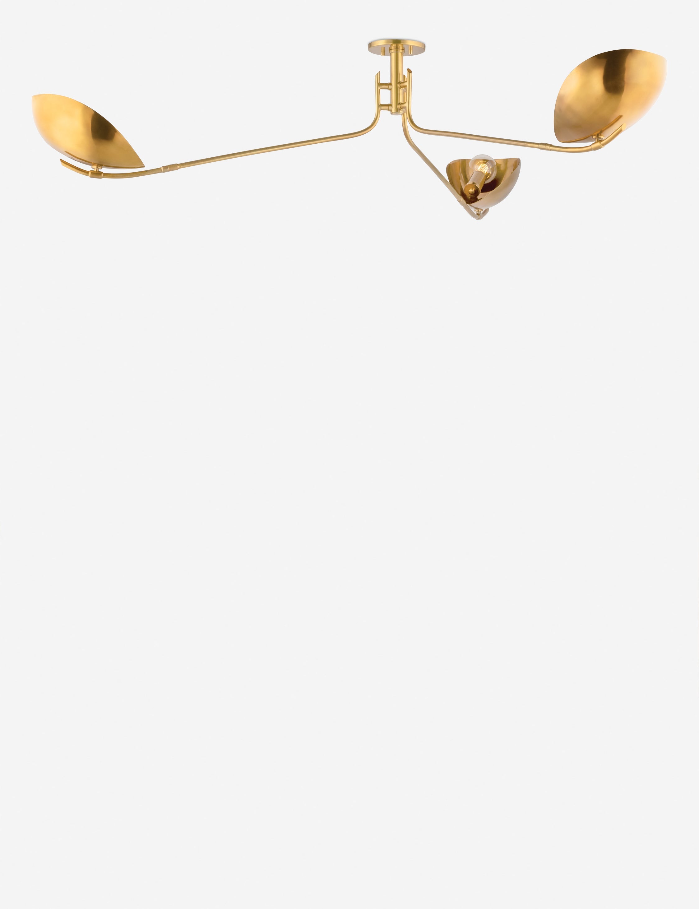 Lulu and Georgia Abanu Chandelier – Aged Brass
