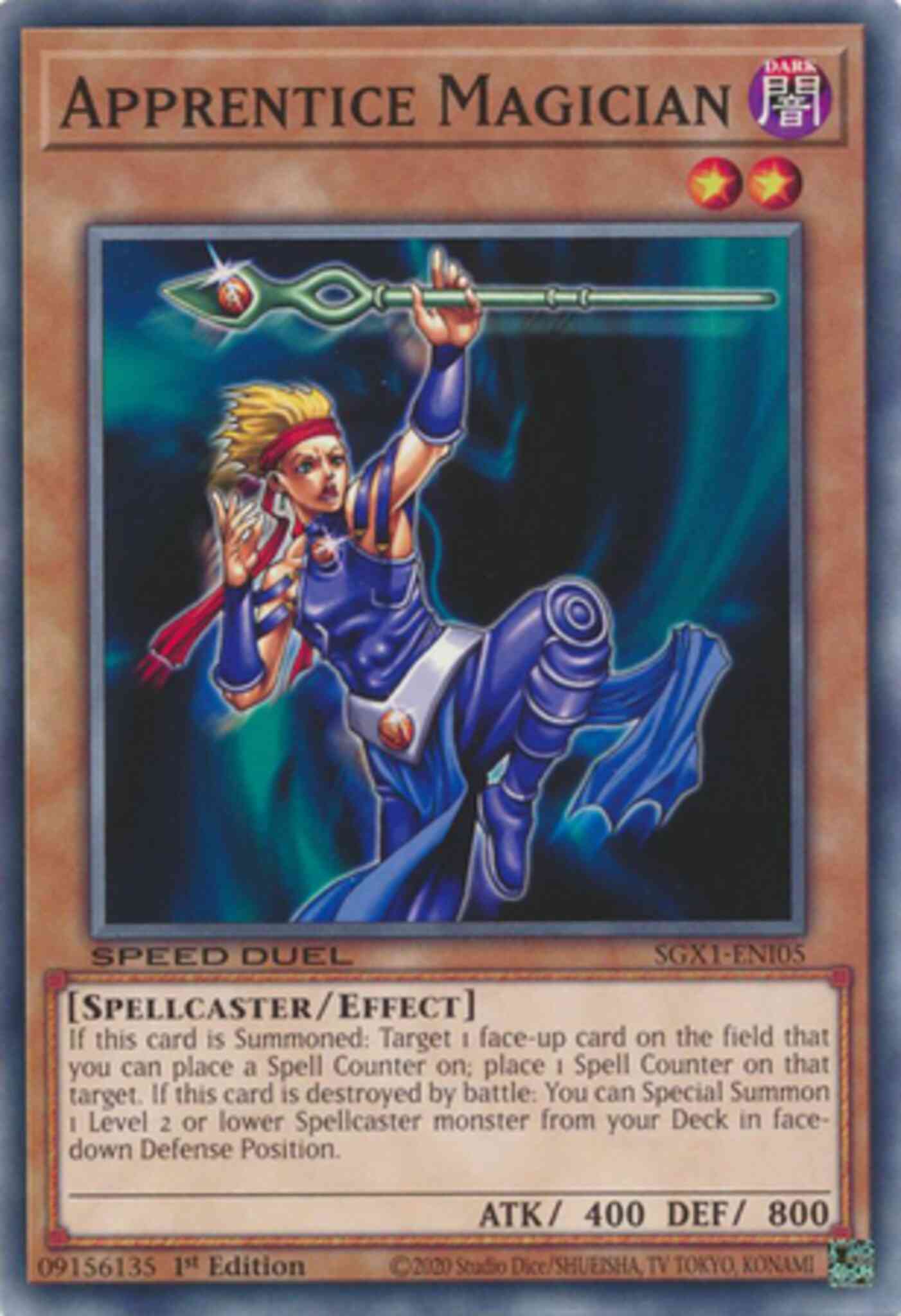 Yu-Gi-Oh! Apprentice Magician - SGX1-ENI05 - Common - 1st Edition