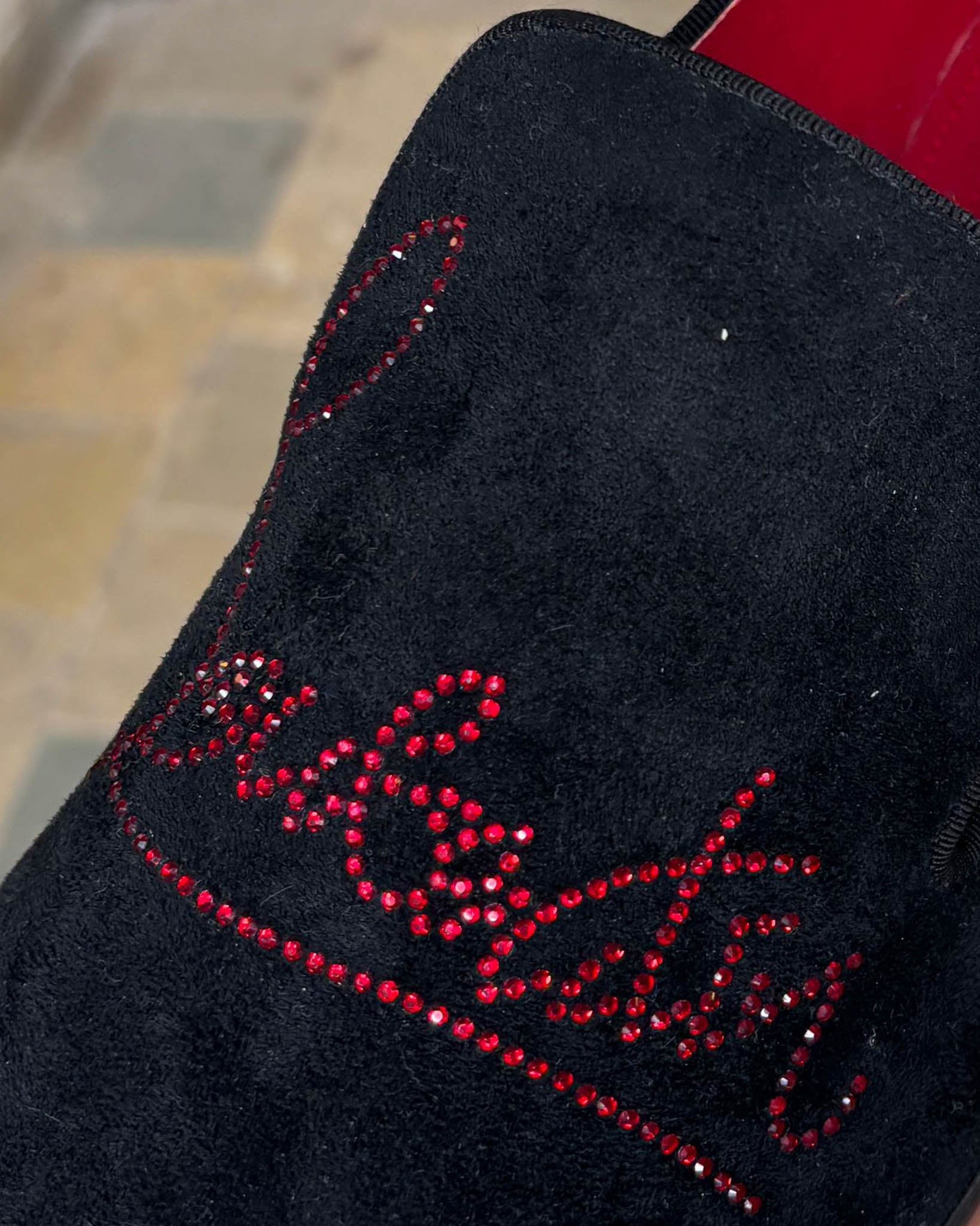 Christian Louboutin Black Dandelion Strass Loafers - view 3