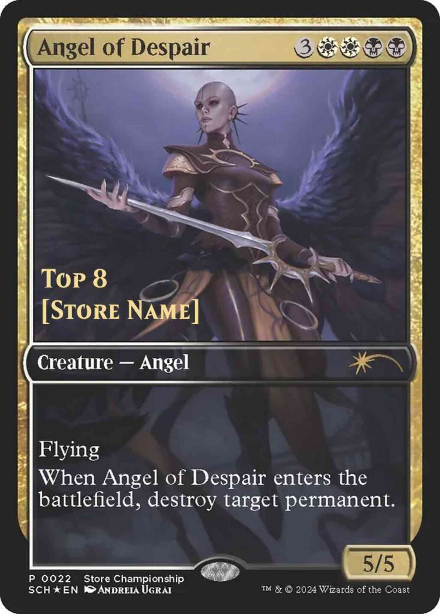 Magic Angel of Despair - Store Stamp [22] [Store Championships] [Non-Foil]