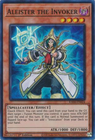 Yu-Gi-Oh! Aleister the Invoker - Alternate Art - RA04-EN024 - Super Rare - 1st Edition