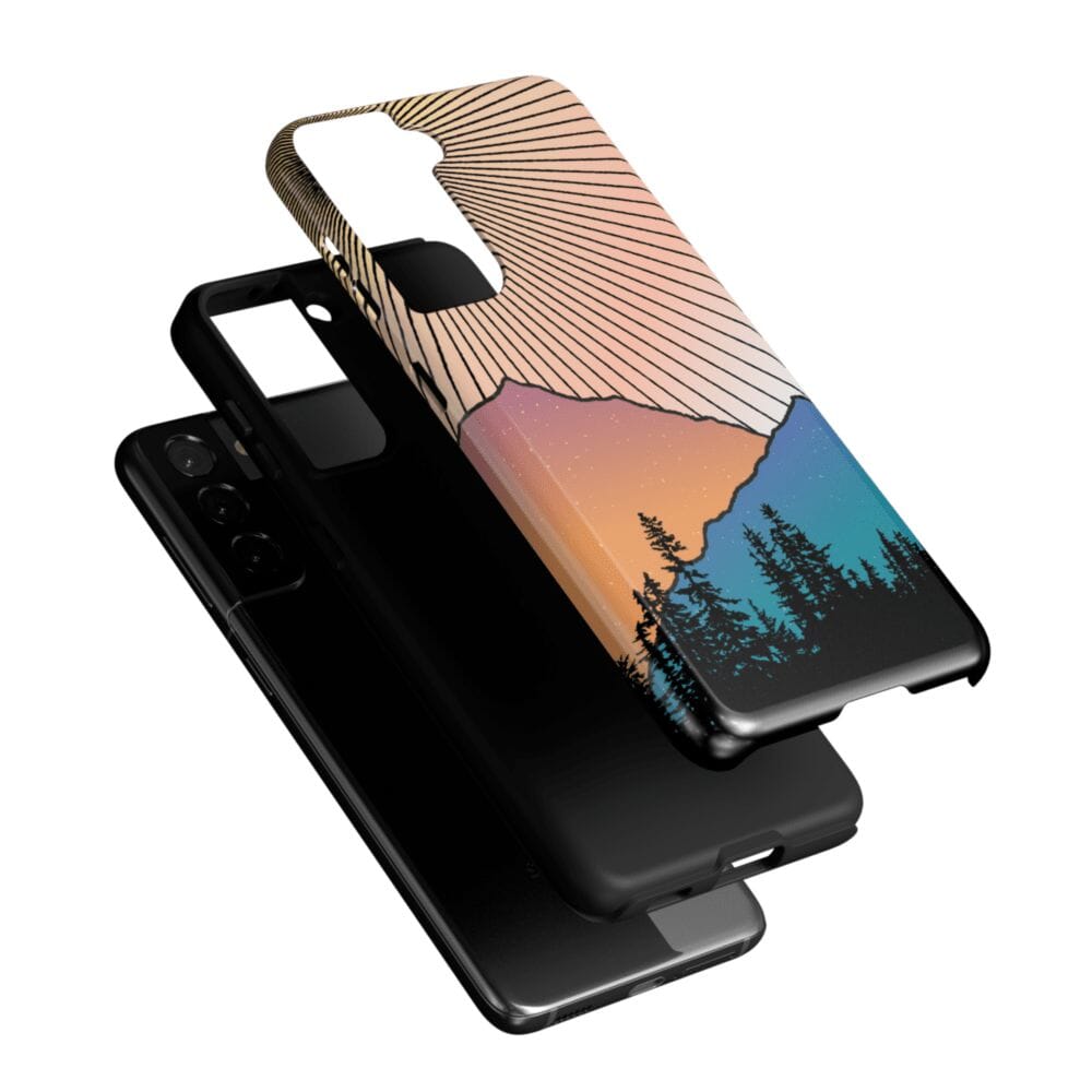 Casetry Golden Hour | Mountain Sunset Samsung Case - view 36