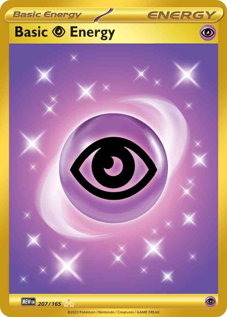 Pokémon Basic Psychic Energy - 207/165 - Hyper Rare [sv035-207] [Secret]