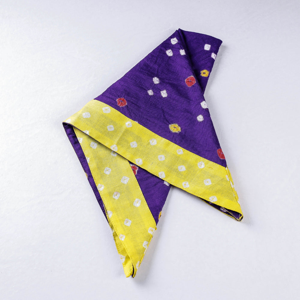 NOORI BAZAR Bandhani Tie-dye Cotton Bandana