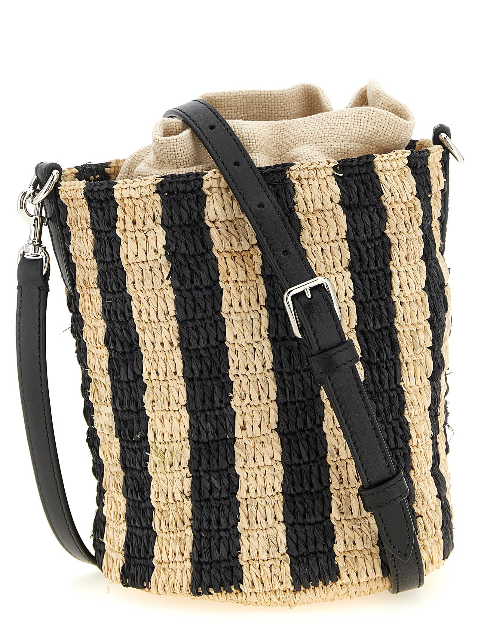Valentino Garavani Raffia Small Bucket Bag – 100% straw - view 2