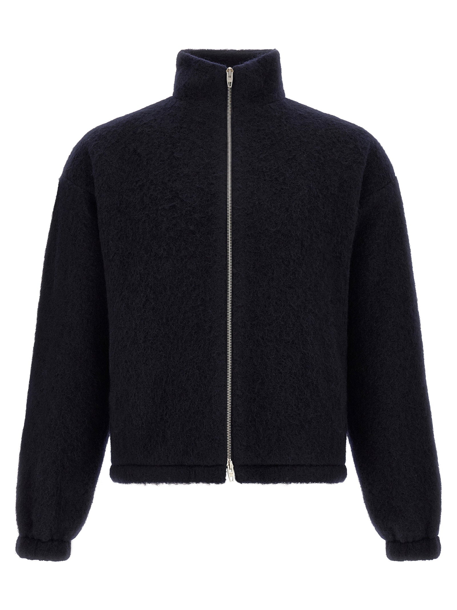 Jil Sander Zipped Sweatshirt – 73% wool, 27% polyester