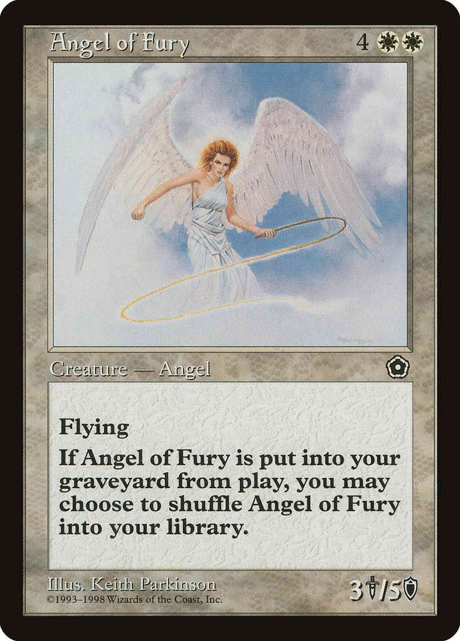 Magic Angel of Fury [7] [Portal Second Age] [Non-Foil]