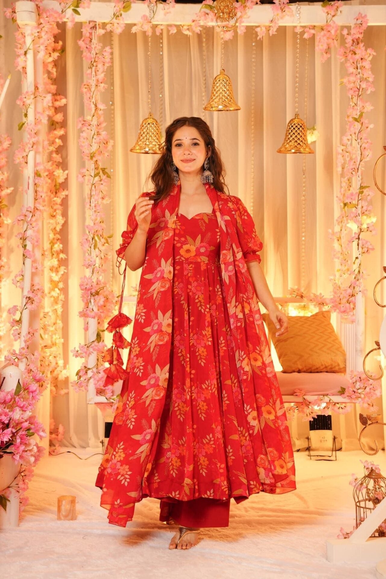 Idaho-o Emily organza suit set