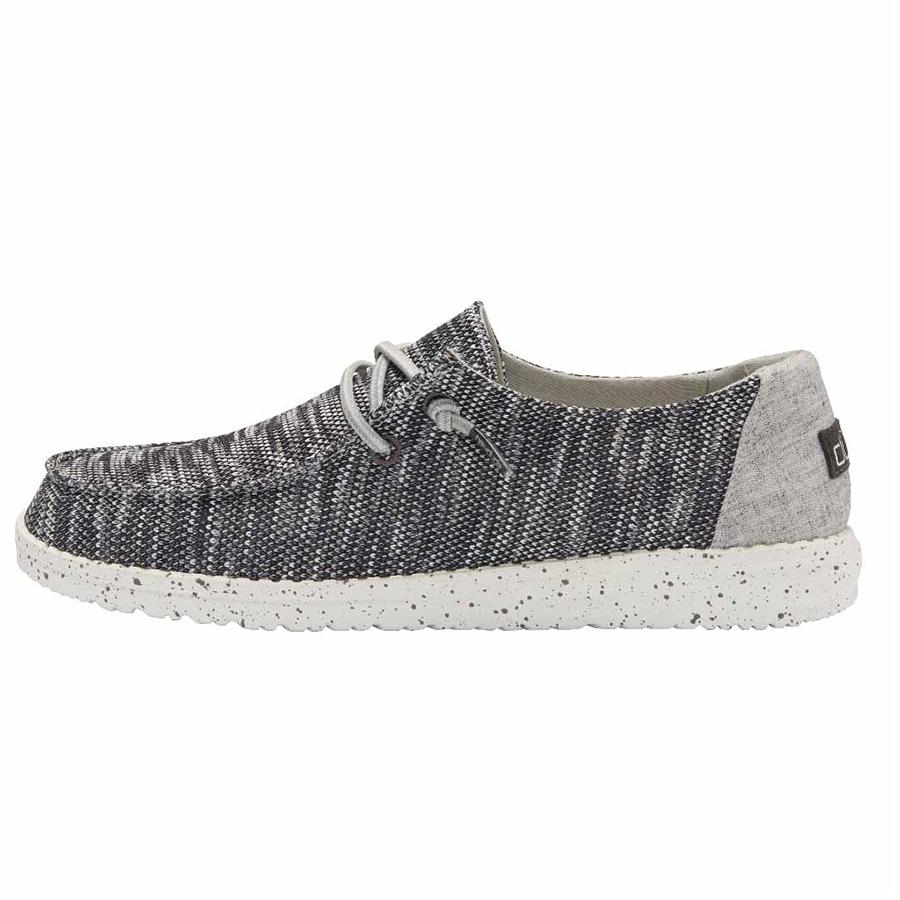 HEYDUDE shoes Wendy Sox - Dark Grey (Past Season)