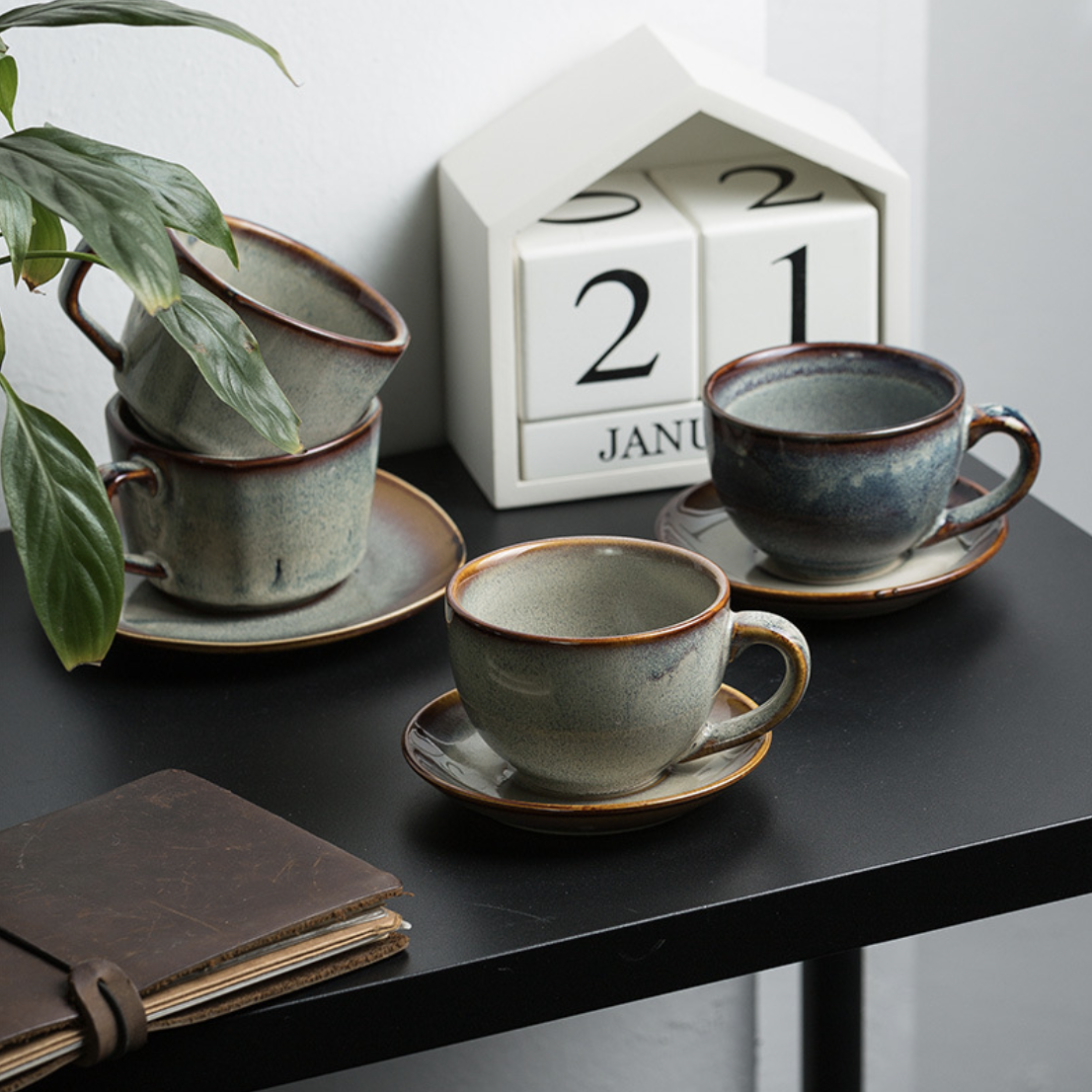 Nestasia Square Cup and Saucer - view 6