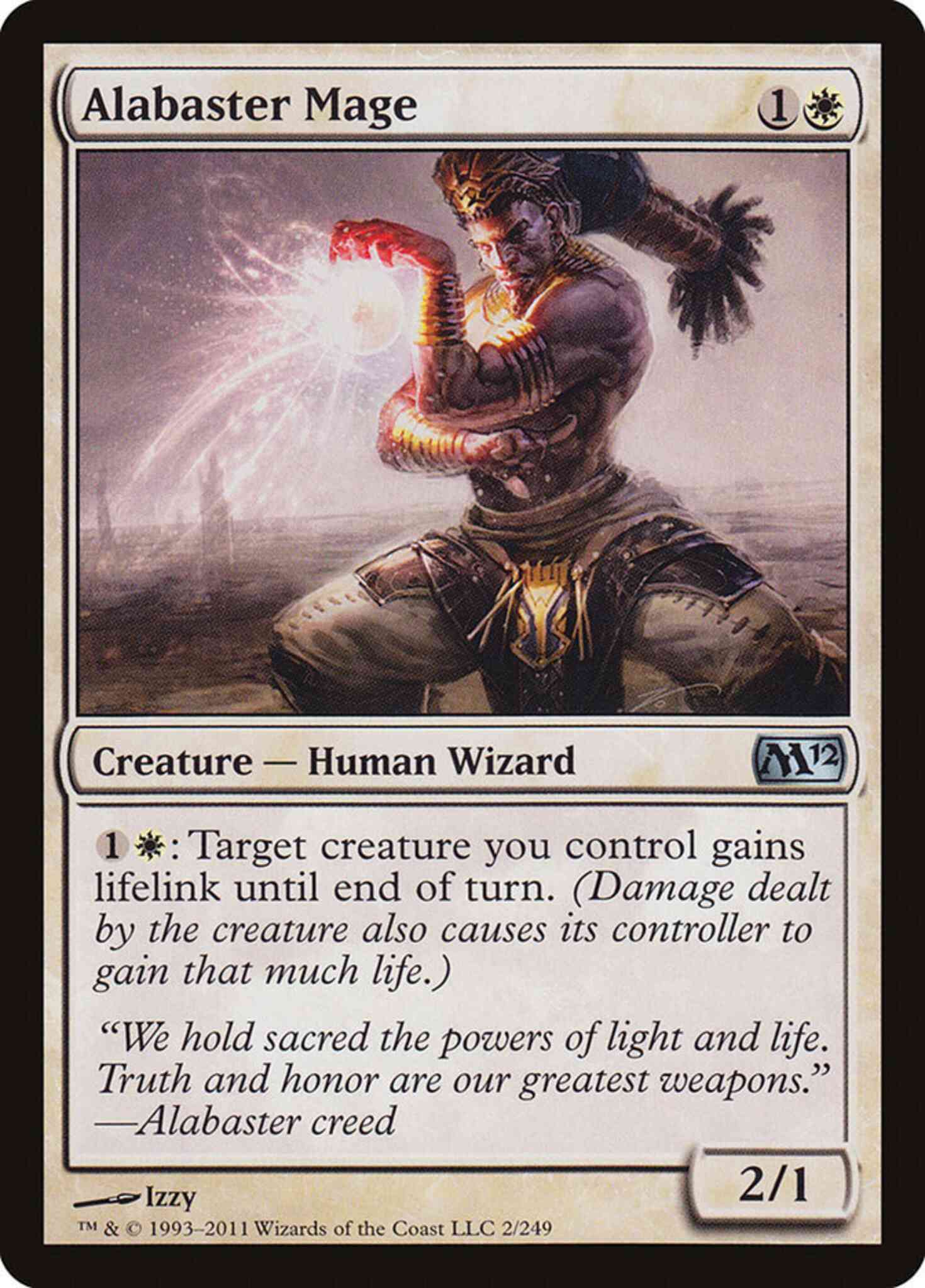 Alabaster mage magic – Alabaster Mage [Magic 2012] [Non-Foil]