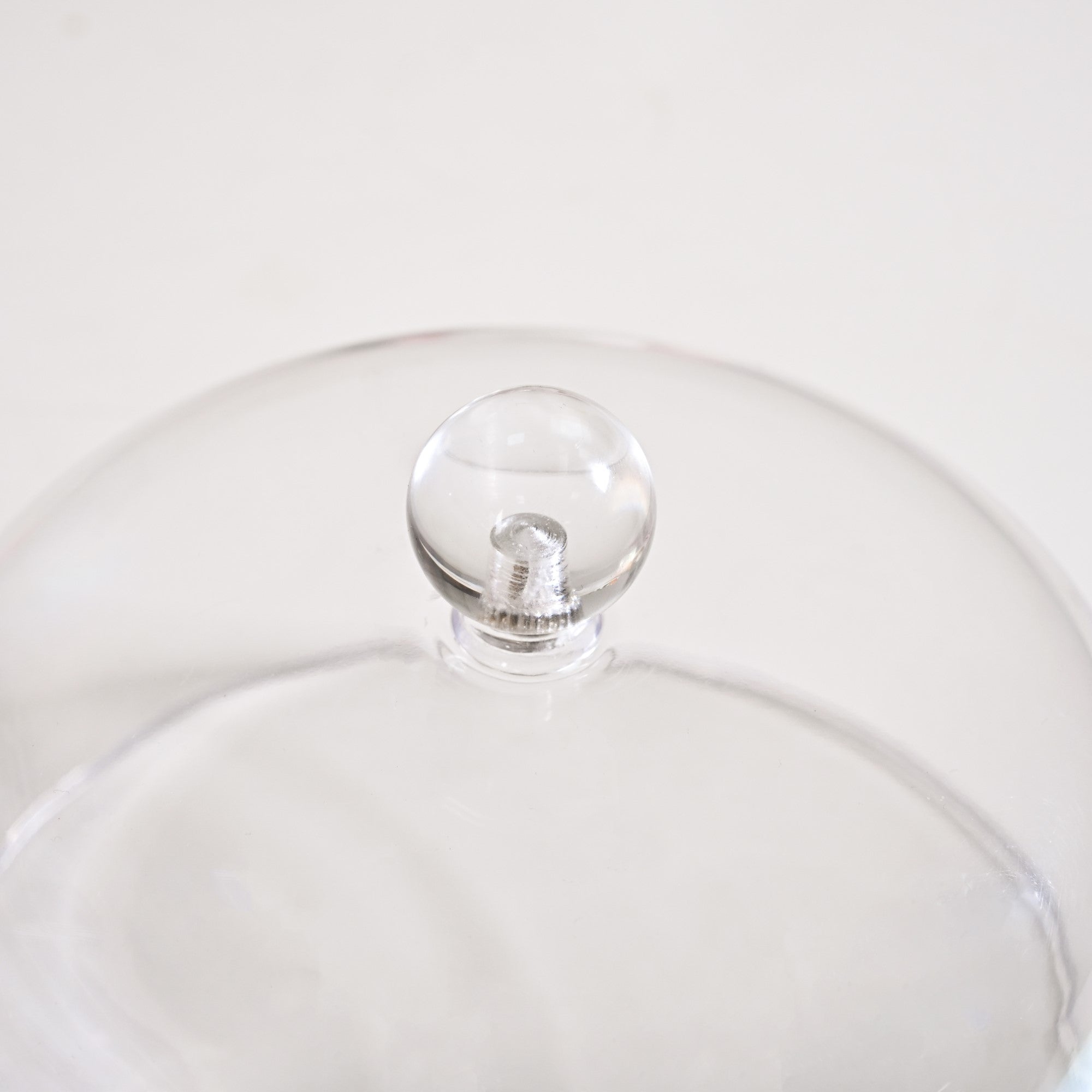 Nestasia Wooden Cake Stand With Transparent Cloche 17cm - view 7