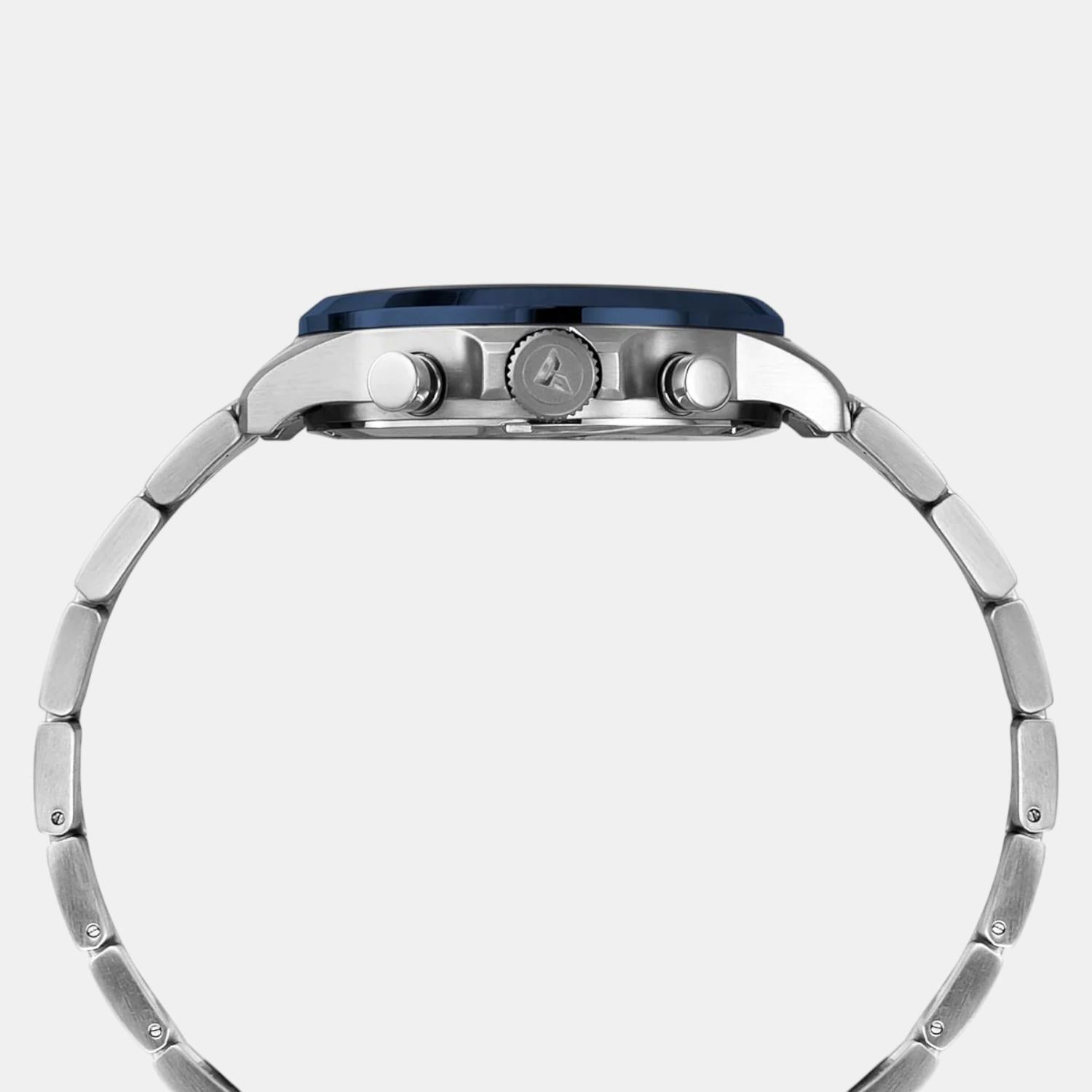 Timex E Class Men Quartz Blue Dial Chronograph Stainless Steel Watch TWEG25101 - view 3