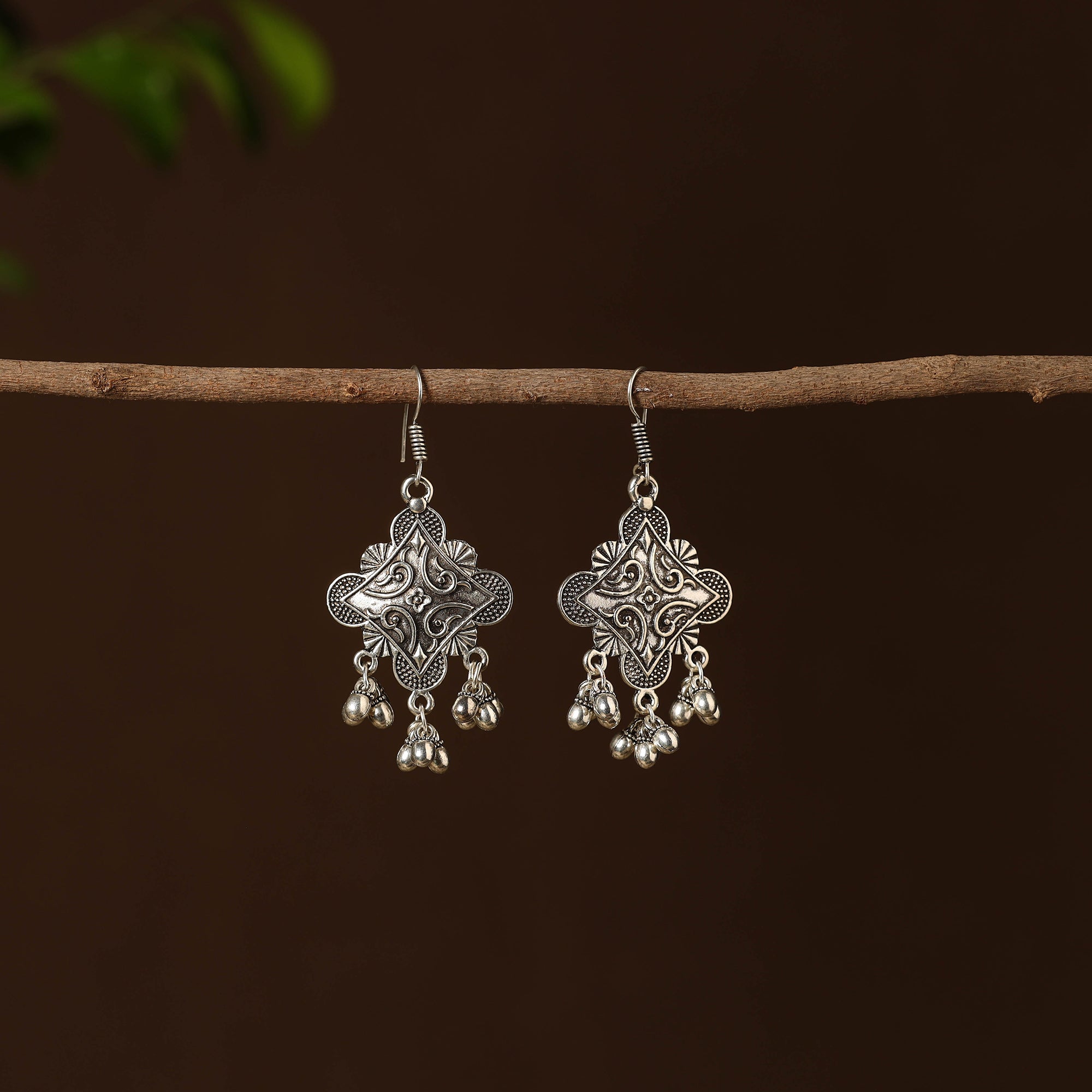 JALPARI Aiza German Silver Earrings