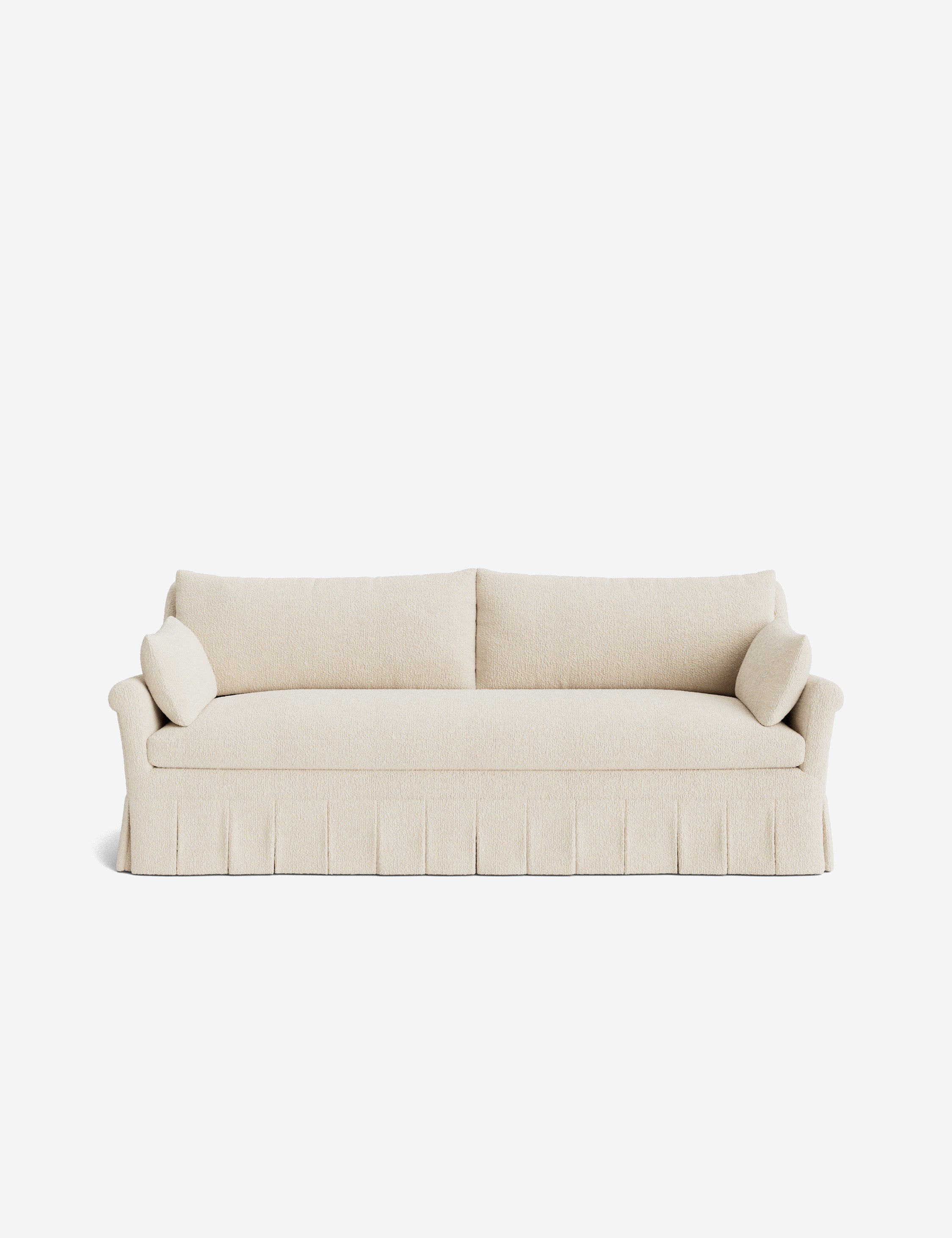 Lulu and Georgia Portola Rolled Arm Pleated Sofa - view 191
