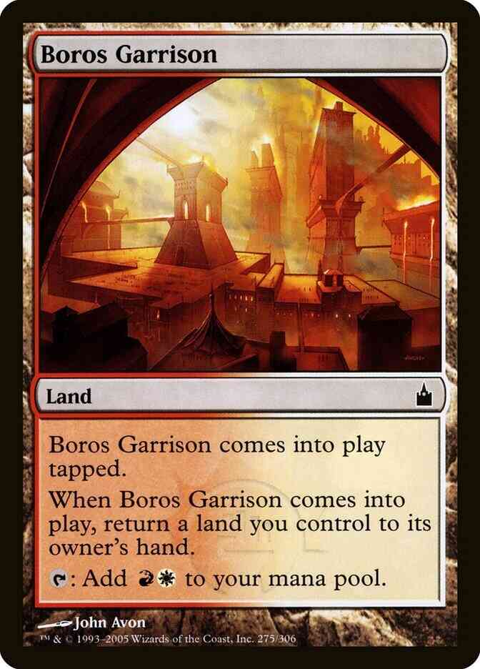Boros garrison 275 – Magic Boros Garrison [275] [Ravnica City Of Guilds] [Non-Foil]