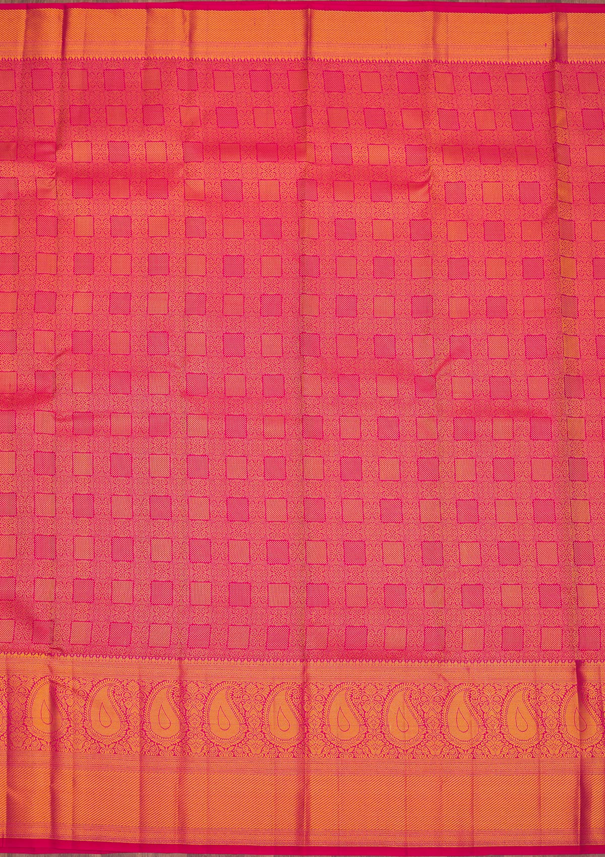 Koskii Onion Pink Zariwork Pure Silk Saree – Women's - view 6