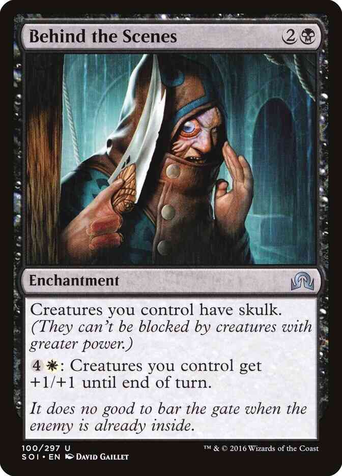 Magic Behind the Scenes [100] [Shadows over Innistrad] [Non-Foil]