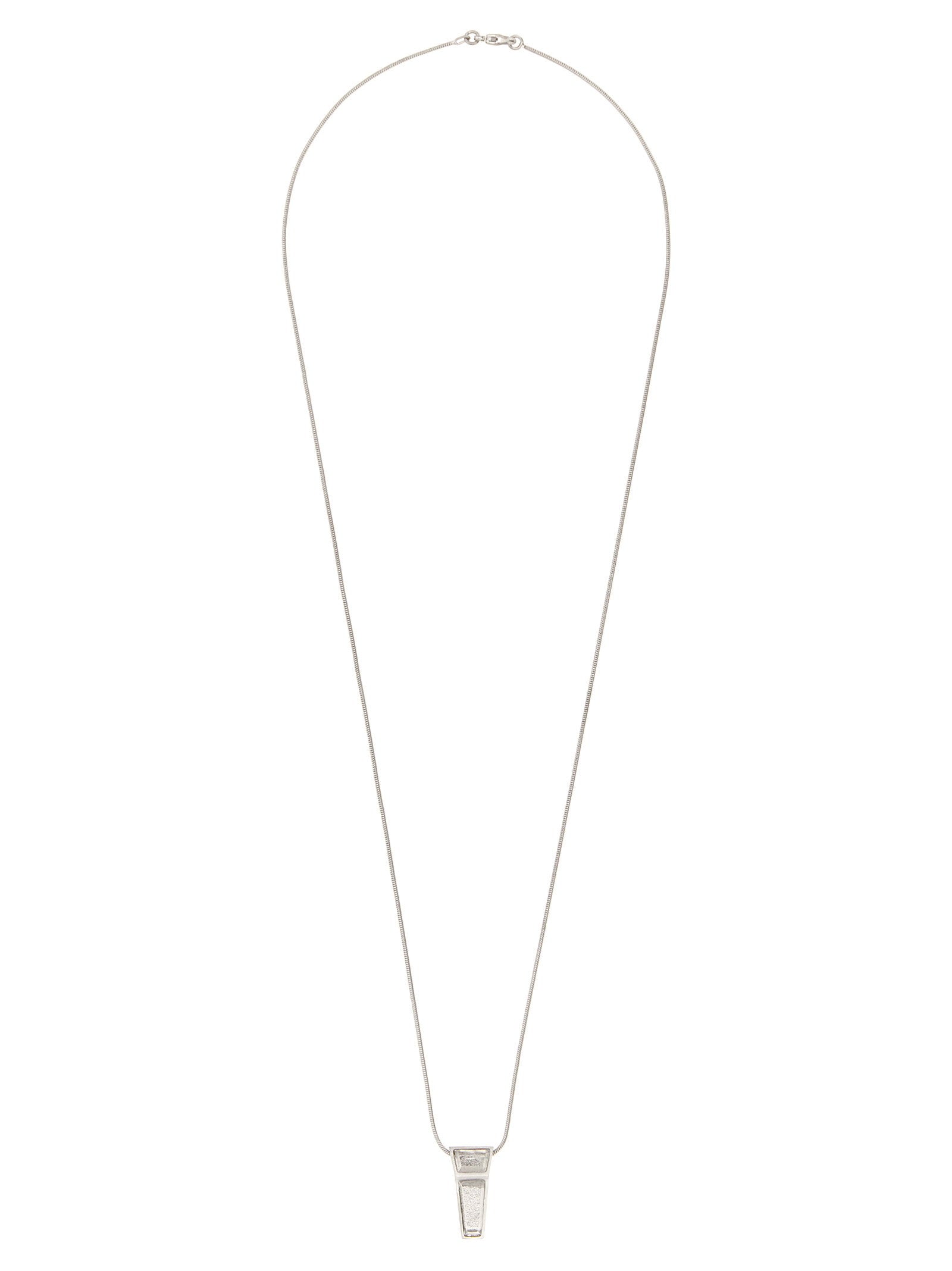Rick Owens Mini Crystal Trunk Necklace – 100% brass