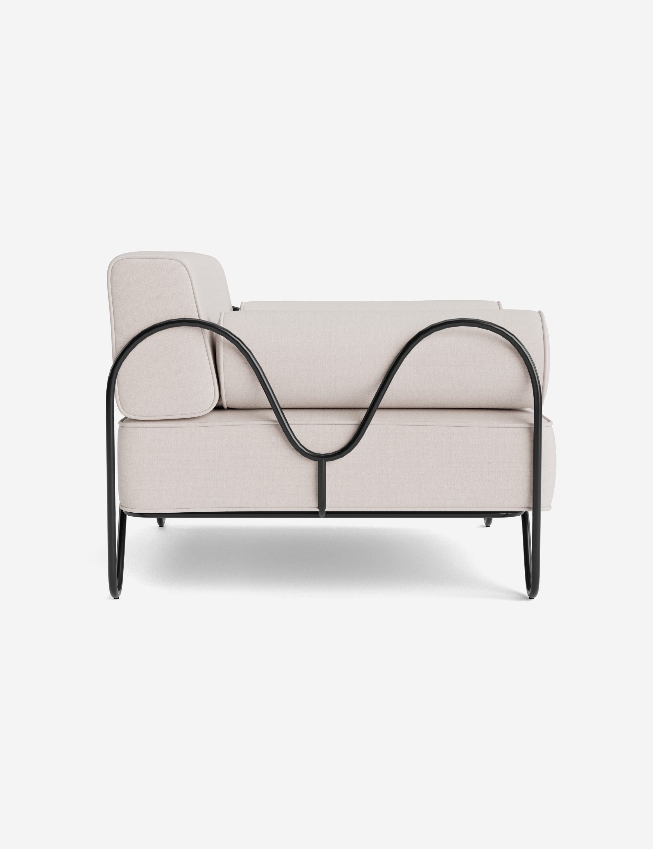 Lulu and Georgia Peggy Outdoor Accent Chair Cushion by Sarah Sherman Samuel - view 34
