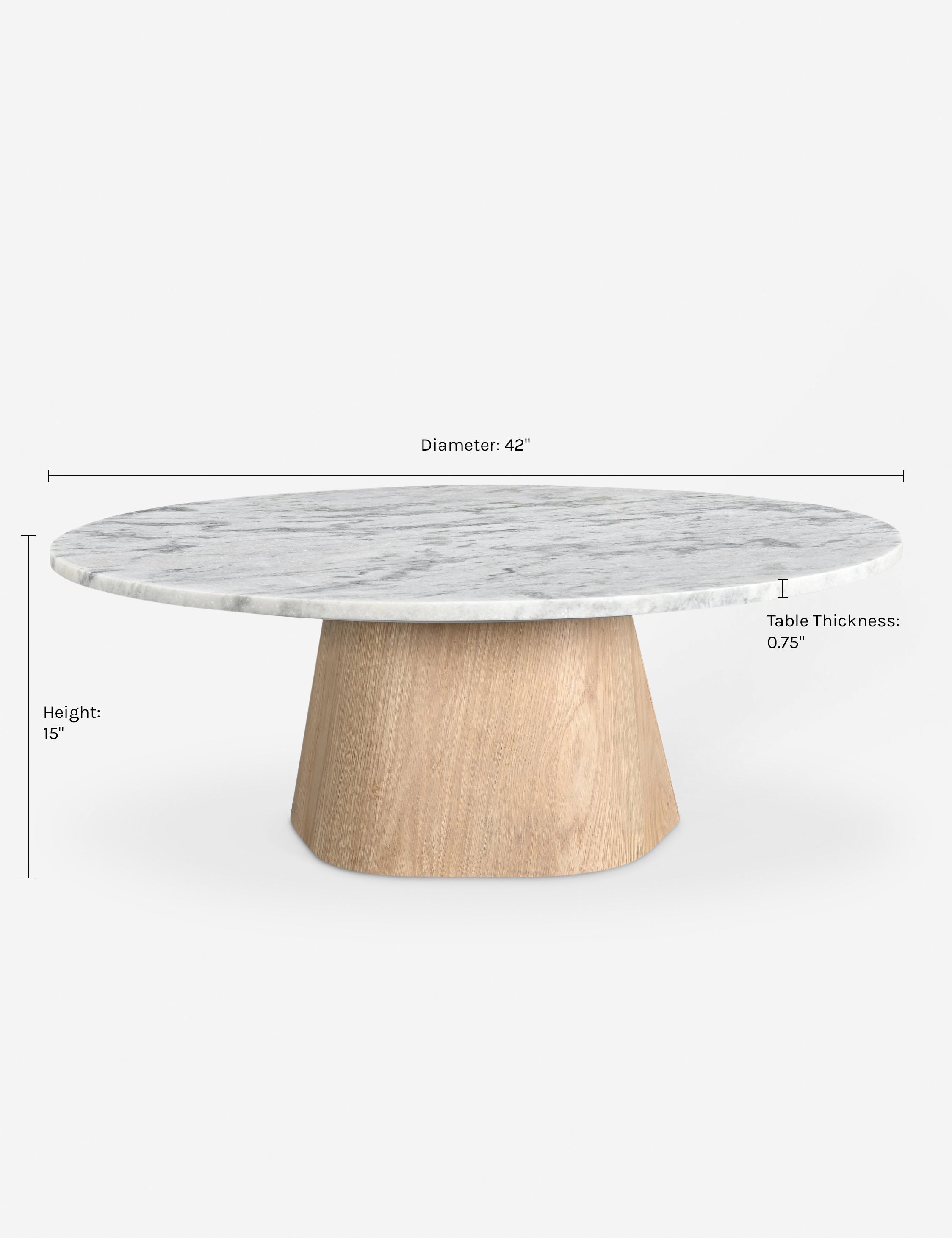 Lulu and Georgia Hendel Round Coffee Table - view 13