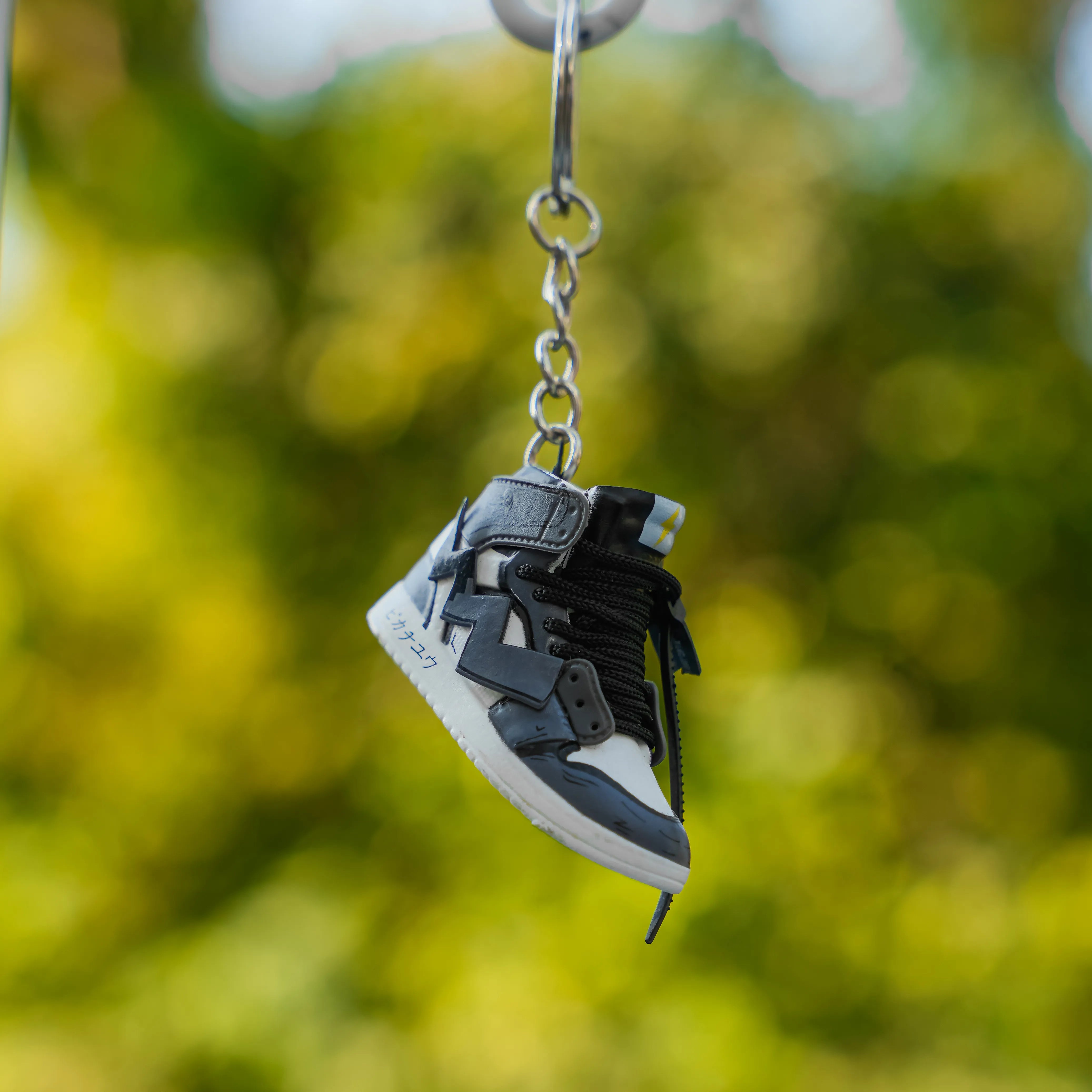 Kicks Machine 3D Sneaker Keychain Black Pikachu Pokemon Inspired