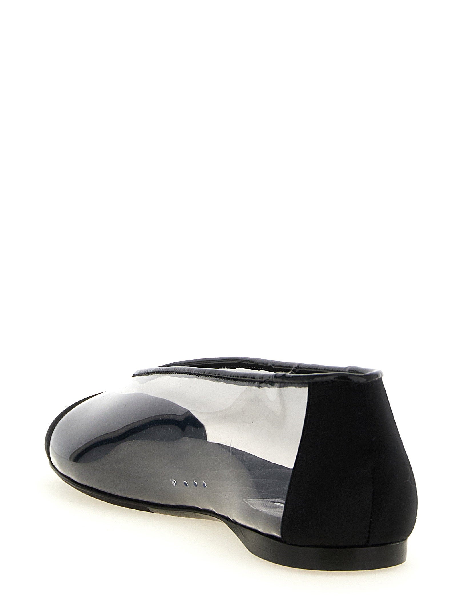 Moschino Pvc Ballet Flats – 90% pvc 8% vi 2% silk - view 3