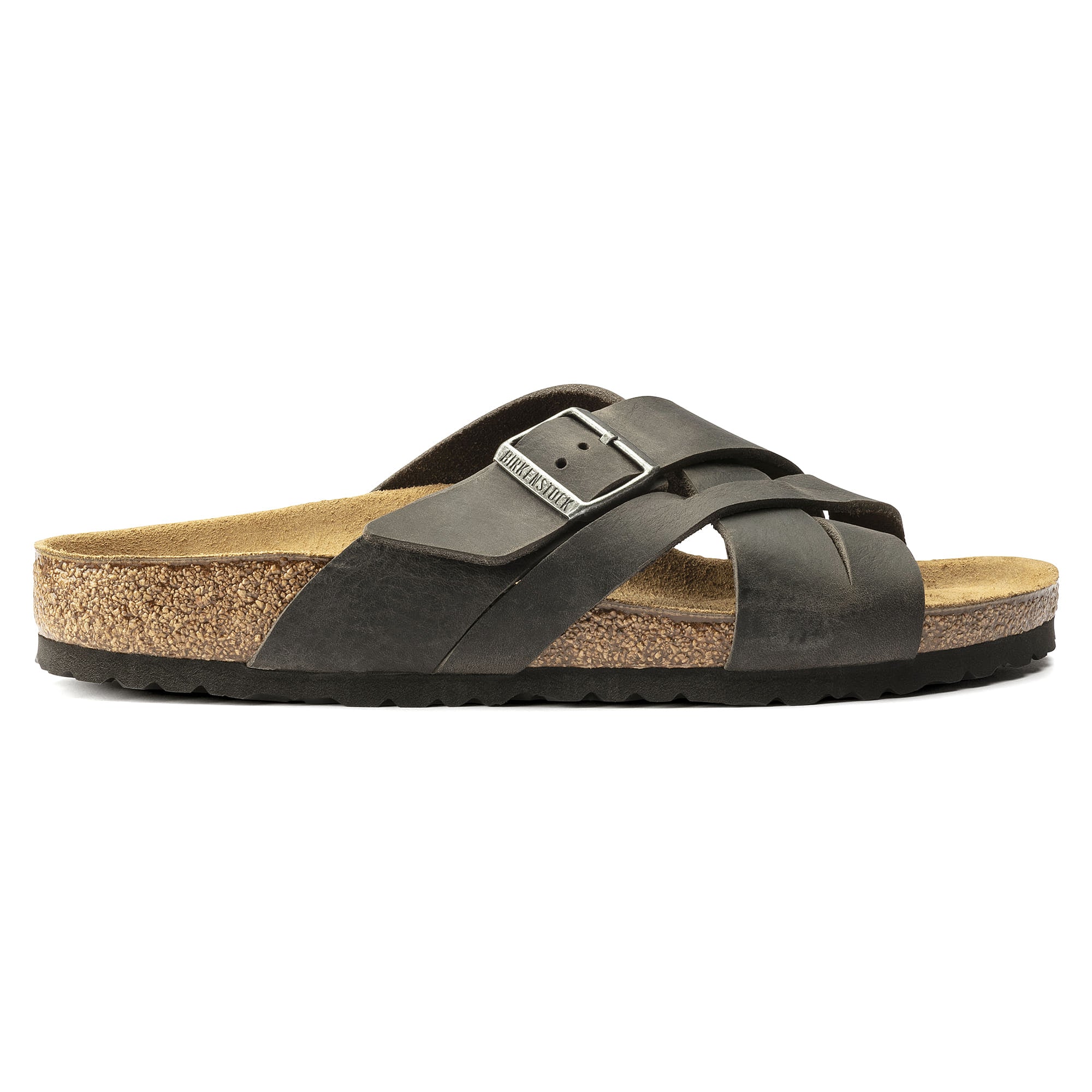 Birkenstock Lugano Oiled Leather – Gray Gray/Camberra Iron - view 3