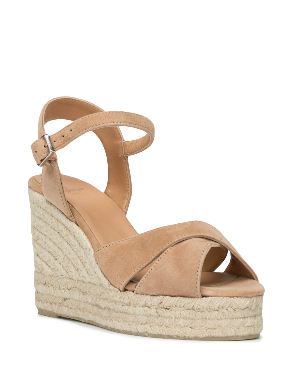 Castañer Blaudell suede wedge sandals – CANVAS 100% - view 2