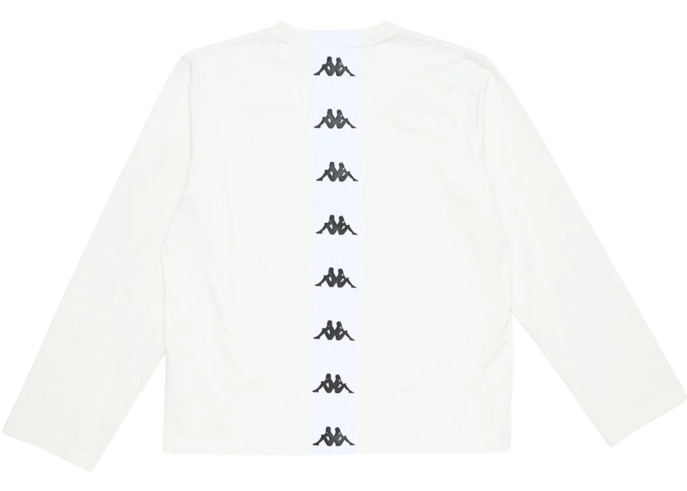 Acne Studios x Kappa Long Sleeve Logo T-shirt White - view 2