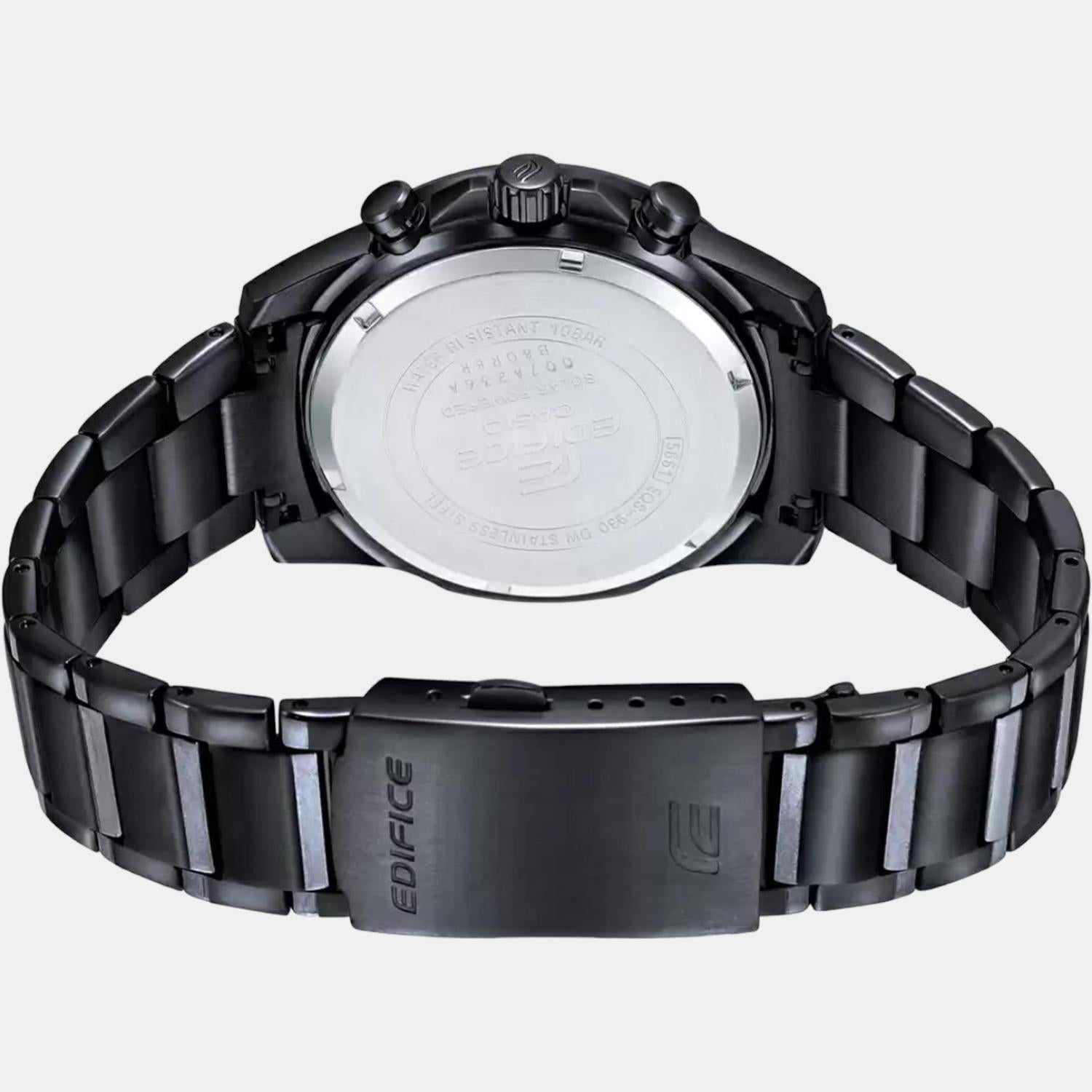 Casio Edifice Men Quartz Black Dial Chronograph Stainless Steel Watch ED529 - view 4
