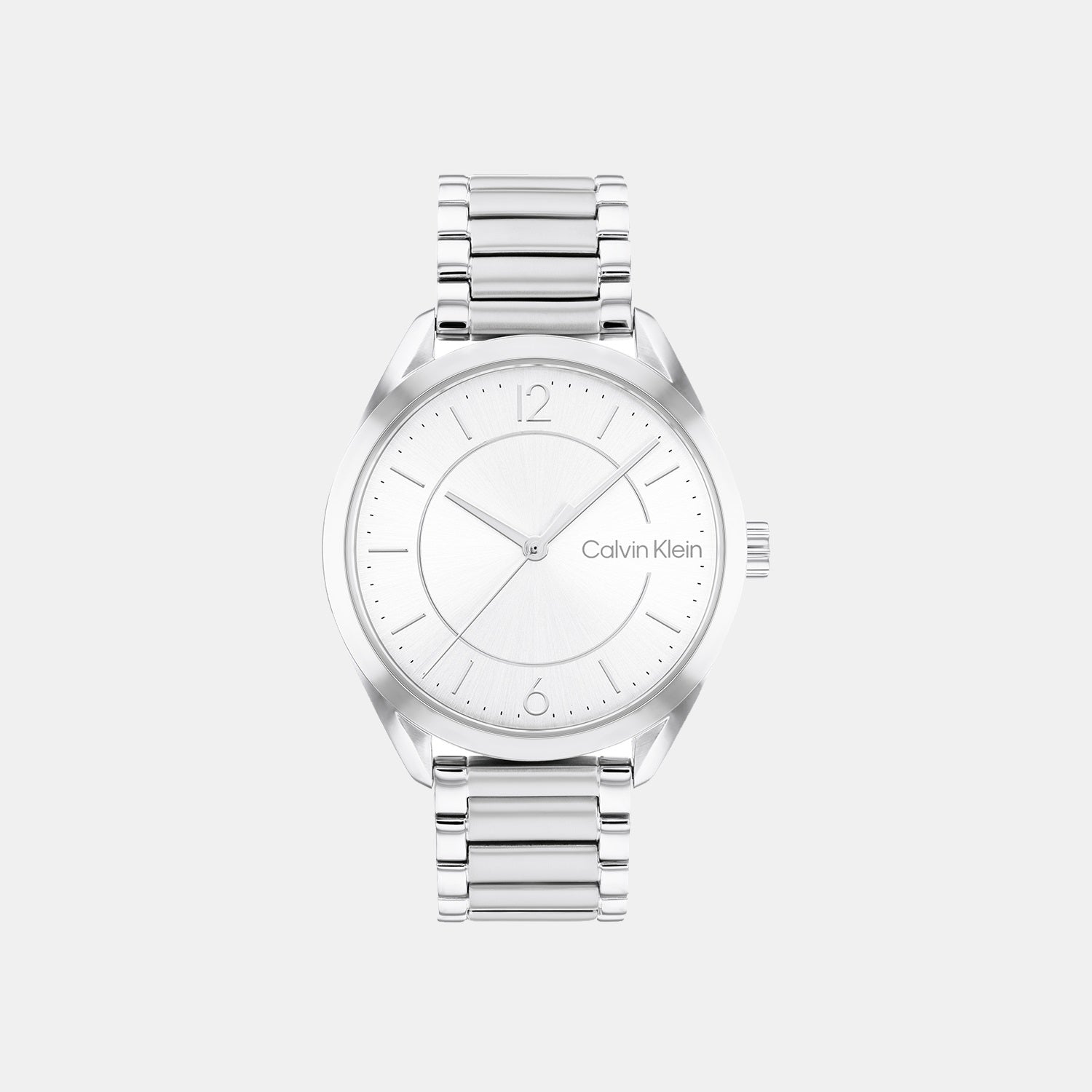 Calvin Klein Essentials Women Quartz Silver Dial Analog Stainless Steel Watch 25200190