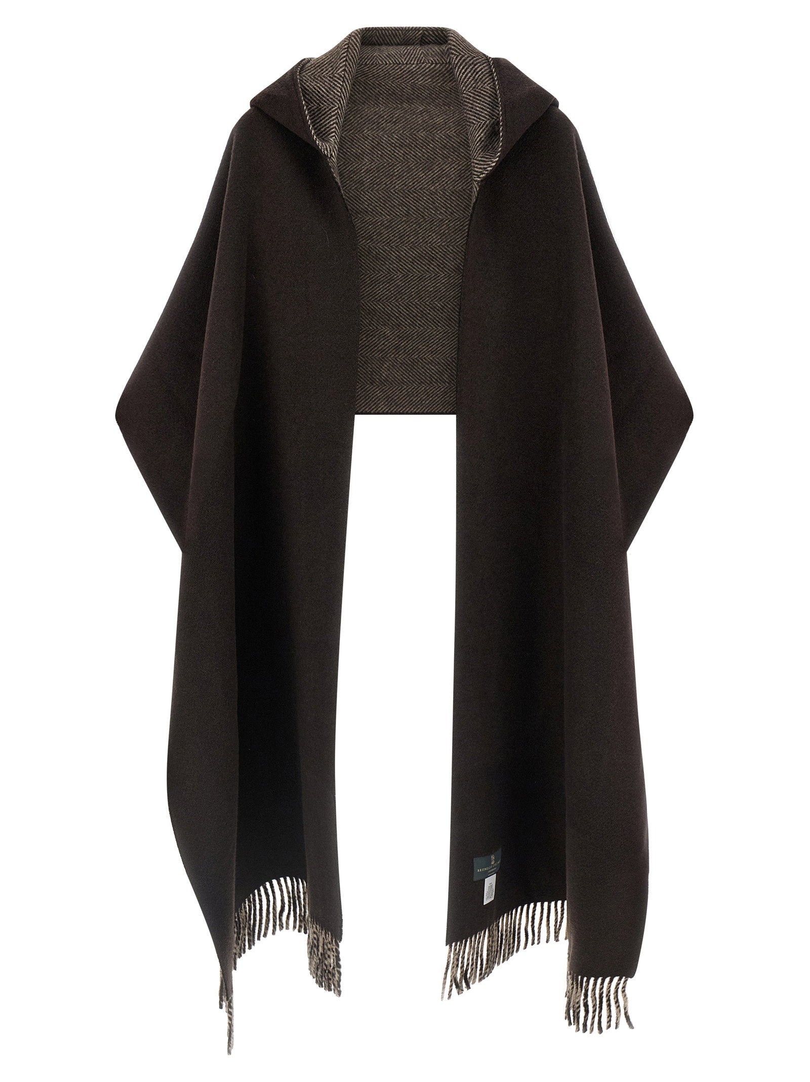 Brunello Cucinelli Scarf With Reversible Hood - view 2