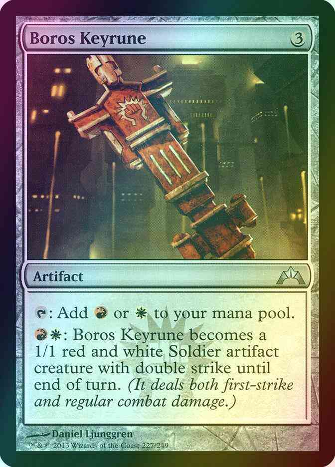 Boros keyrune 227 – Magic Boros Keyrune [227] [Gatecrash] [Foil]