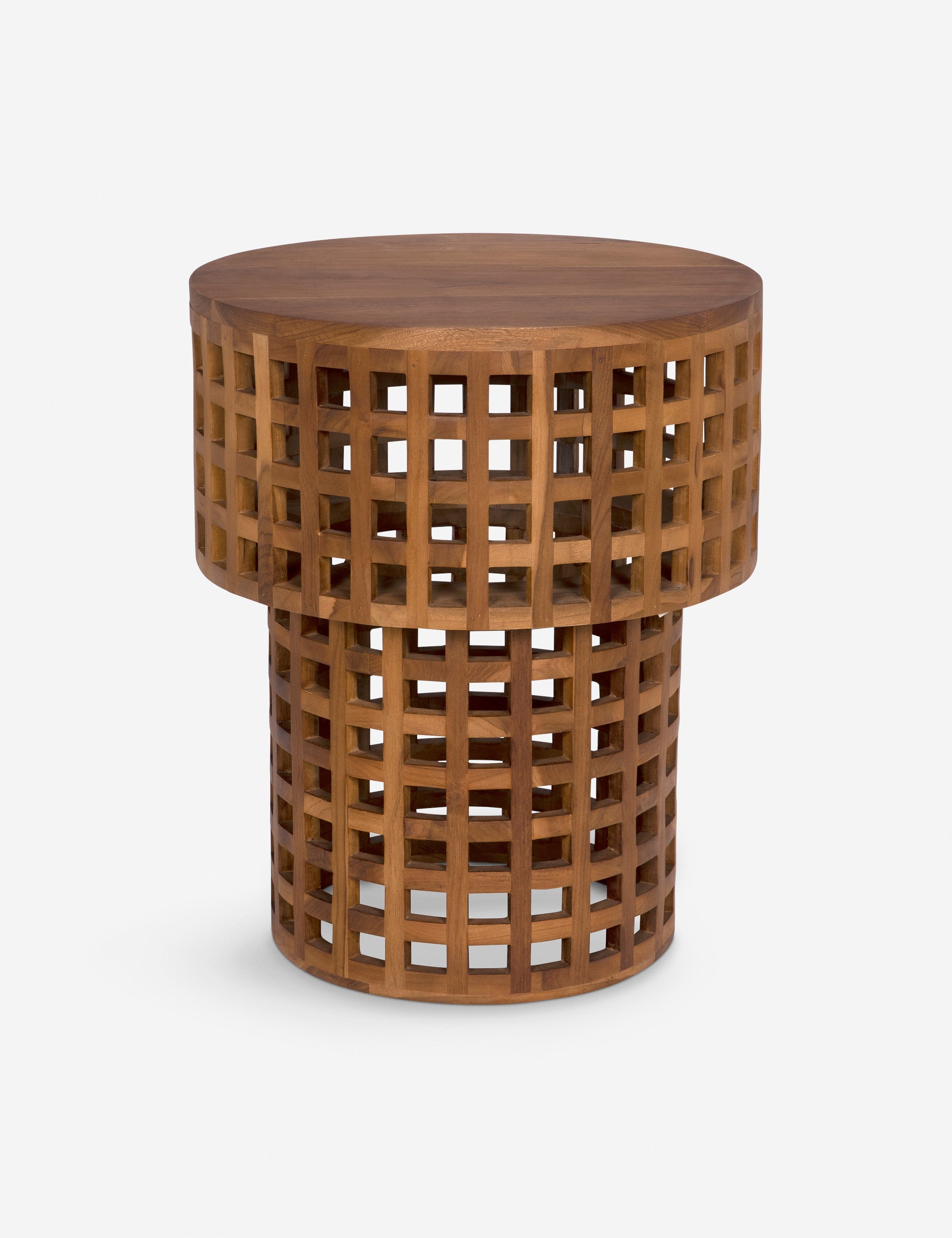 Lulu and Georgia Joffe Round Side Table – Brown