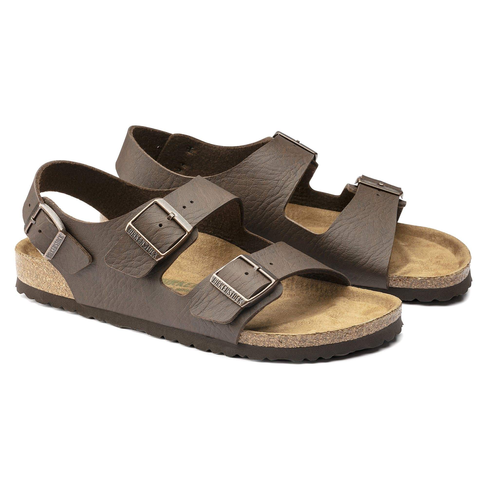 Birkenstock Milano Birko-Flor – Brown Brown/Saddle Matt Brown - view 3