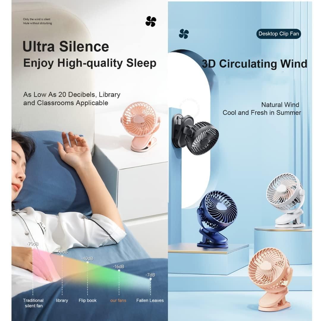 Roposo Clout Portable Desk Fan - view 4