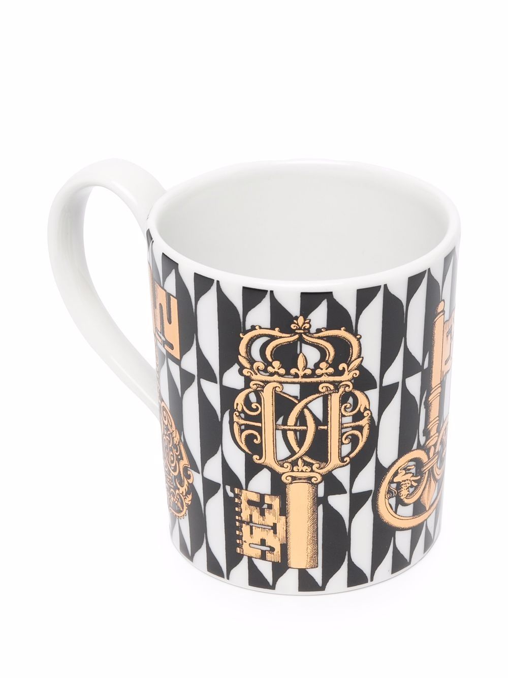 Fornasetti Mug Keys and Diamonds – Ceramic 100% - view 2