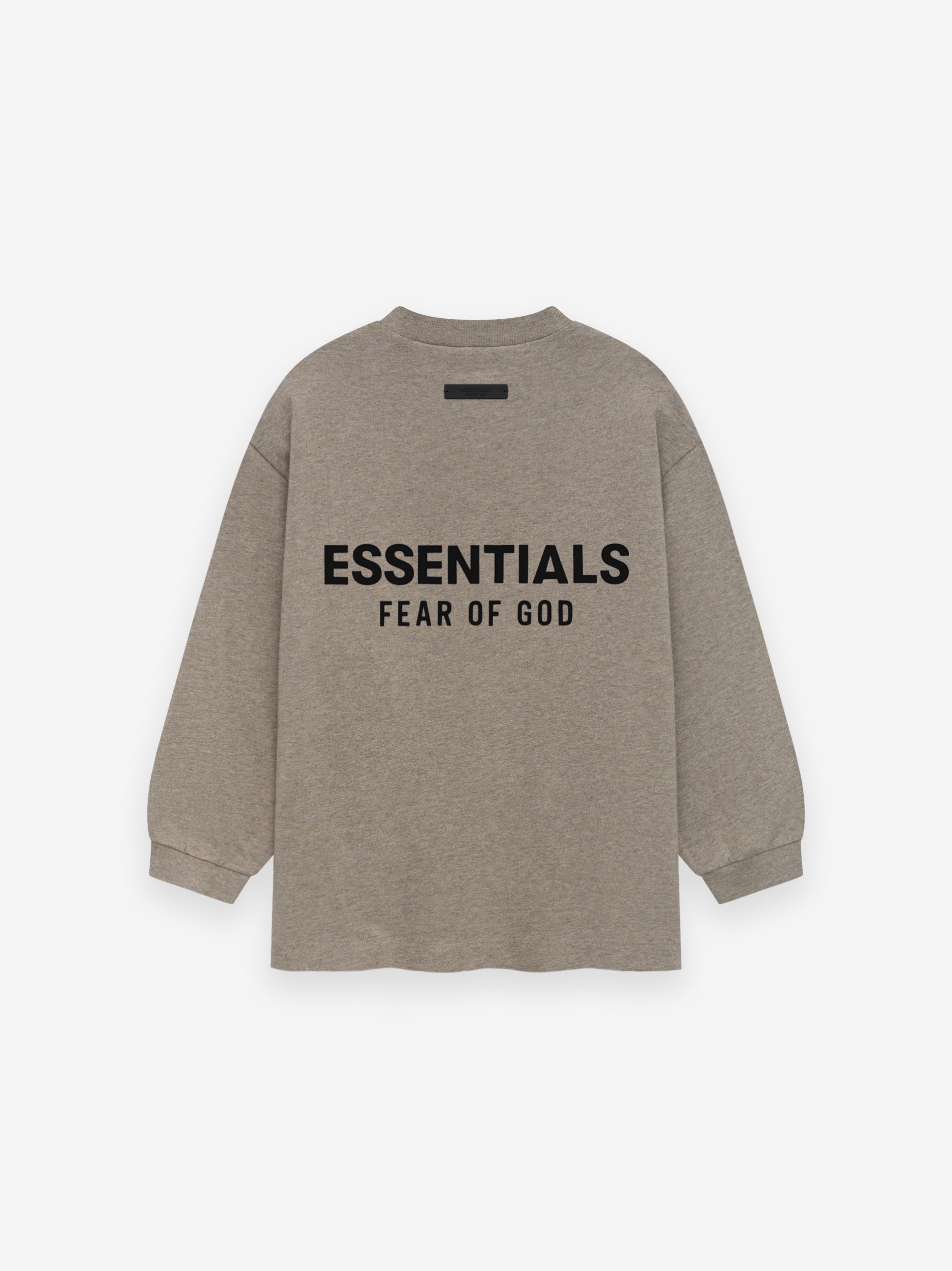 ESSENTIALS Kid's Jersey Long Sleeve Tee – Heather Gray - view 2